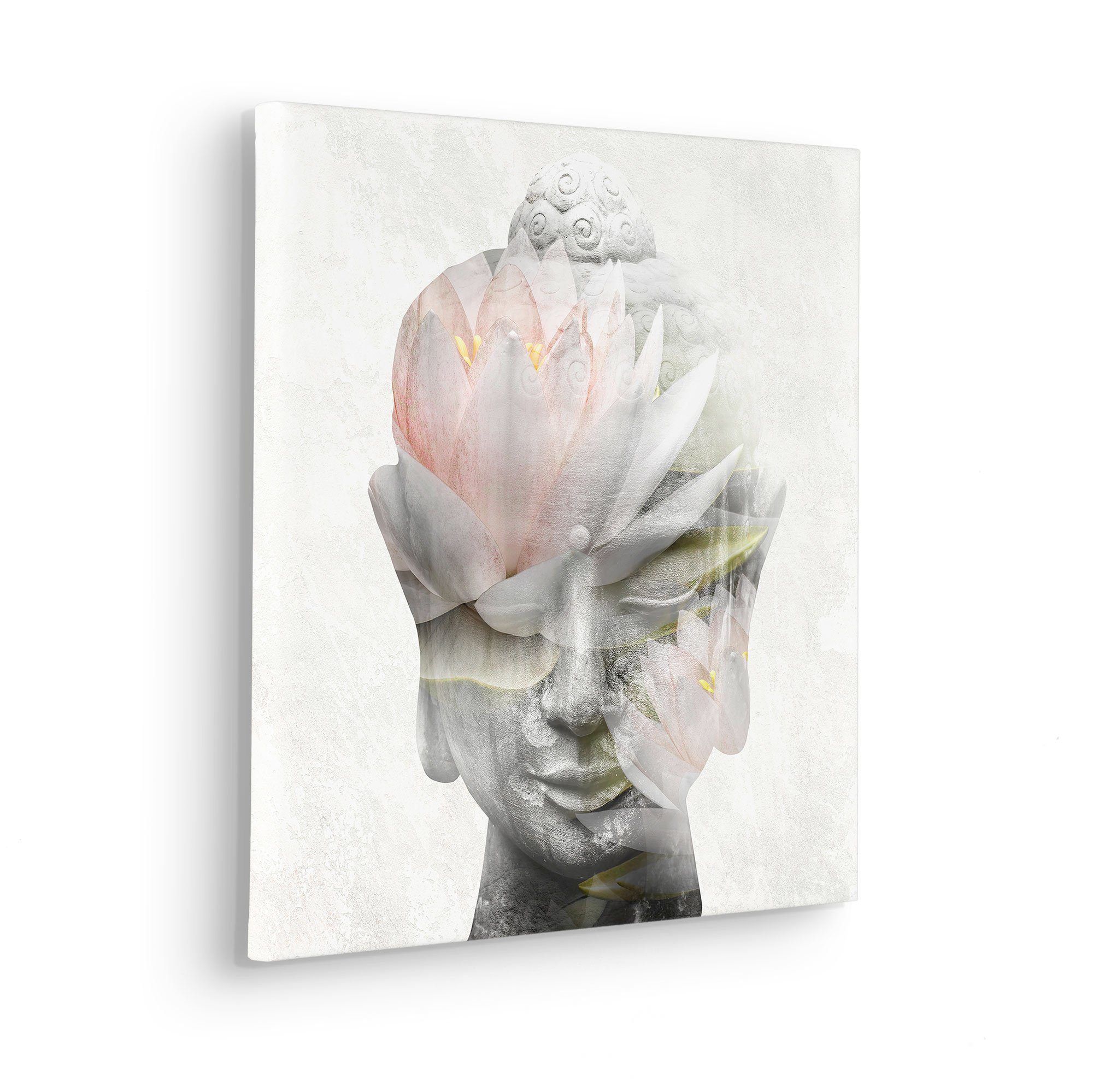 Komar Artprint op linnen Wellness Time - Afmeting 40 x 40 cm (1 stuk)
