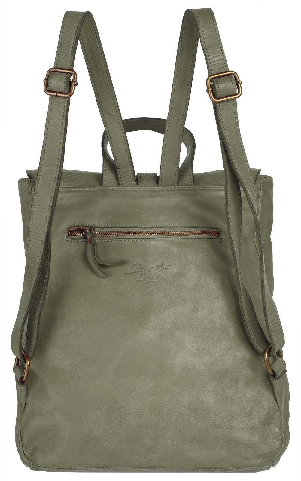 Samantha Look Rugzak echt leer, made in italy