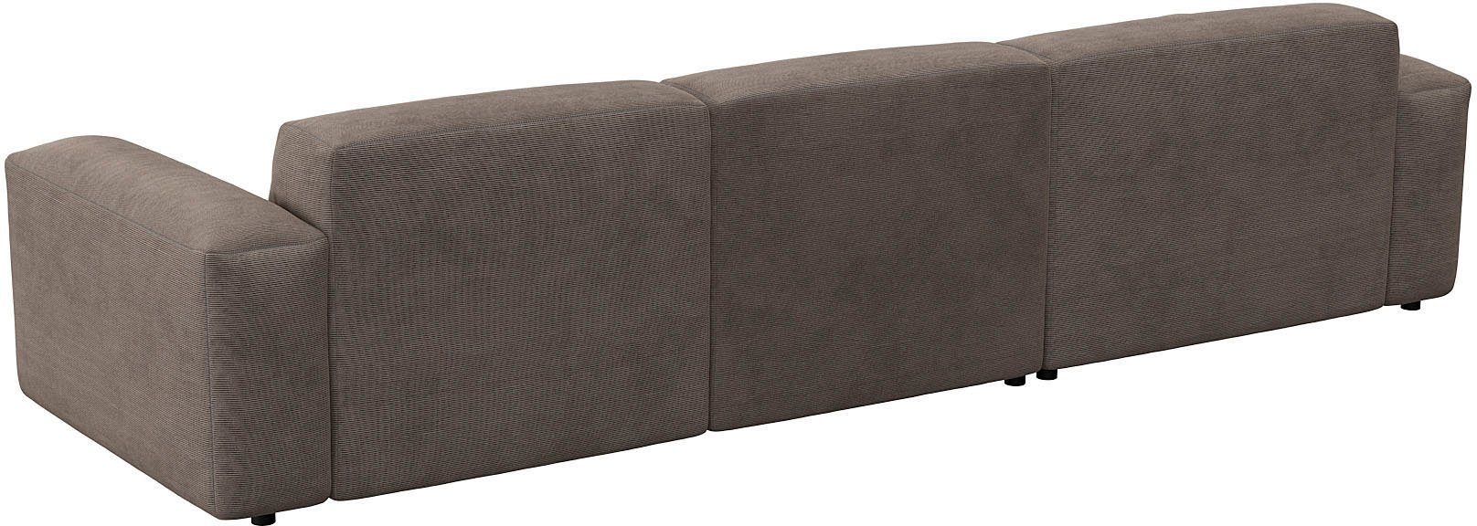 FLEXLUX Hoekbank Lucera comfortabel en comfortabel door hoogwaardige zitconstructie, L-vorm