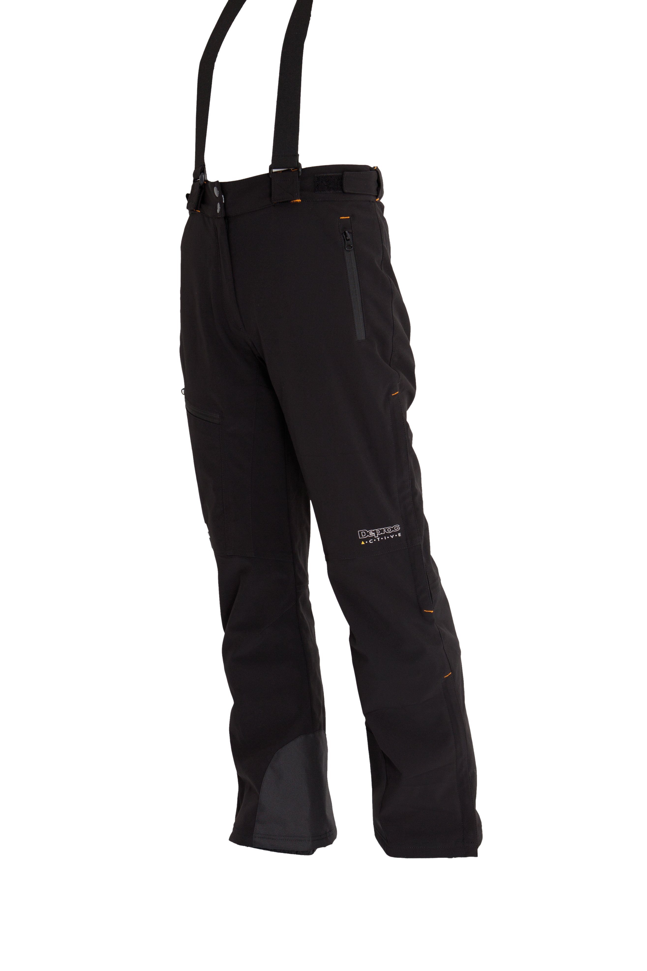 DEPROC Active Softshell-broek MONCTON WOMEN met sneeuwvanger