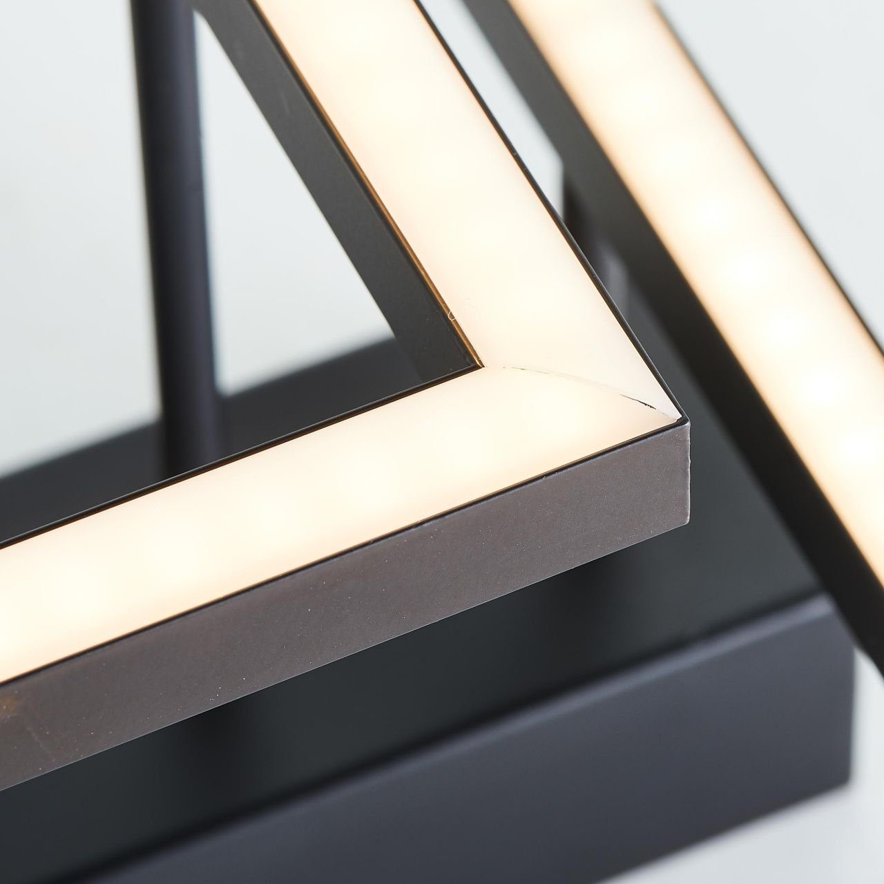 Brilliant Leuchten Plafondlamp Ranut Led plafondlamp 2 fittingen zwart (1 stuk)