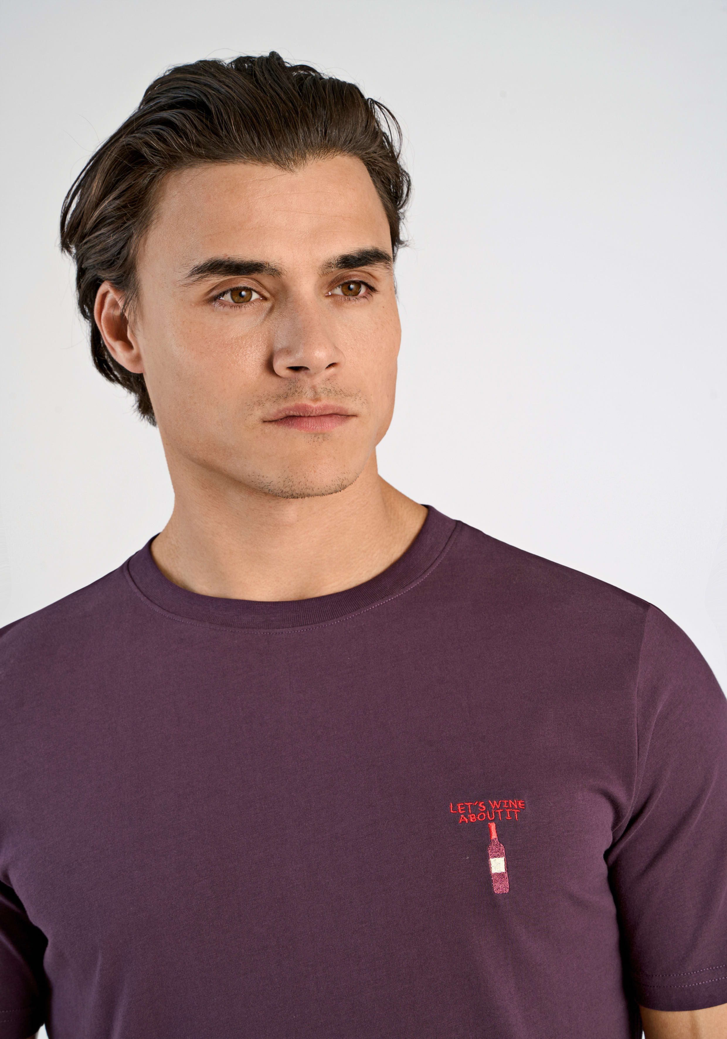 LINDBERGH T-shirt met statement-borduring op de borst