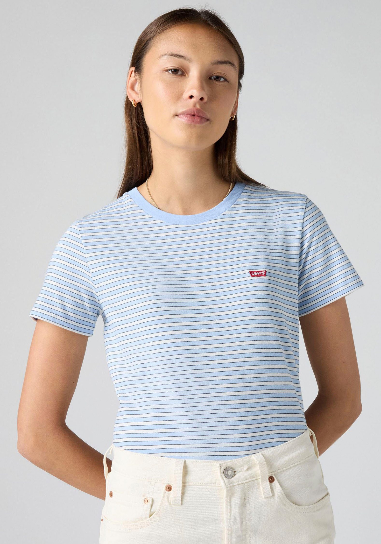 Levi's® T-shirt The Perfect Tee met klein logoborduursel