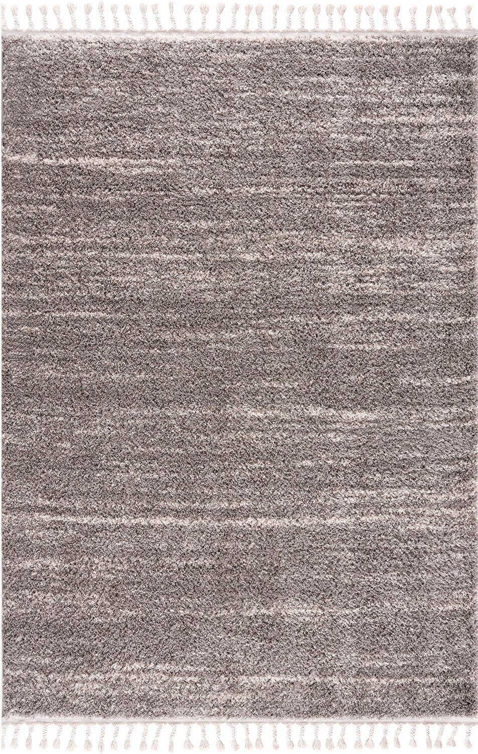Carpet City Hoogpolig vloerkleed Pulpy 524 bijzonder zacht, met franje, mêlee