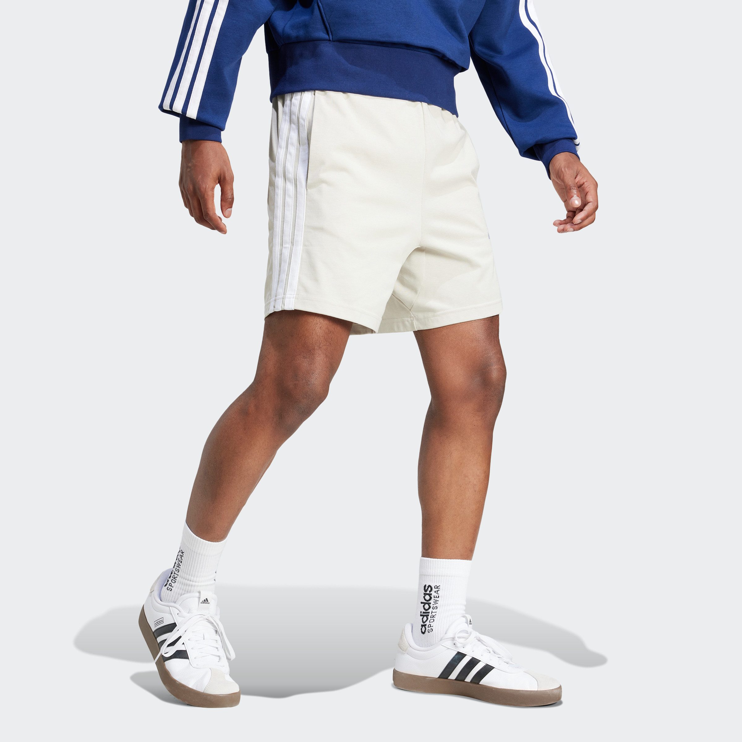 adidas Sportswear Short M 3S SJ 7 SHO drie-strepen trainingsshorts (1-delig)