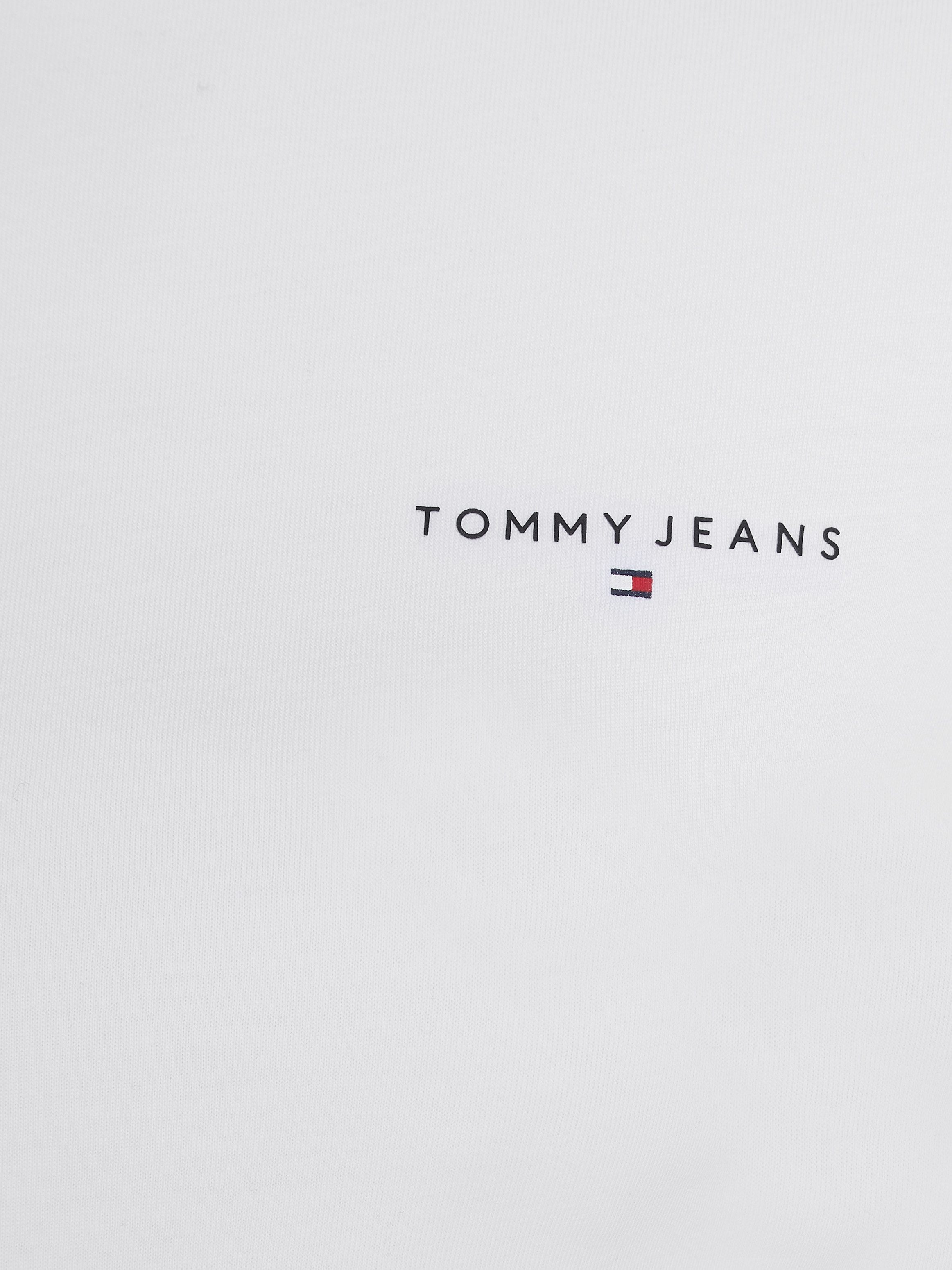 TOMMY JEANS T-shirt TJW SLIM LINEAR TEE met een logo-opschrift