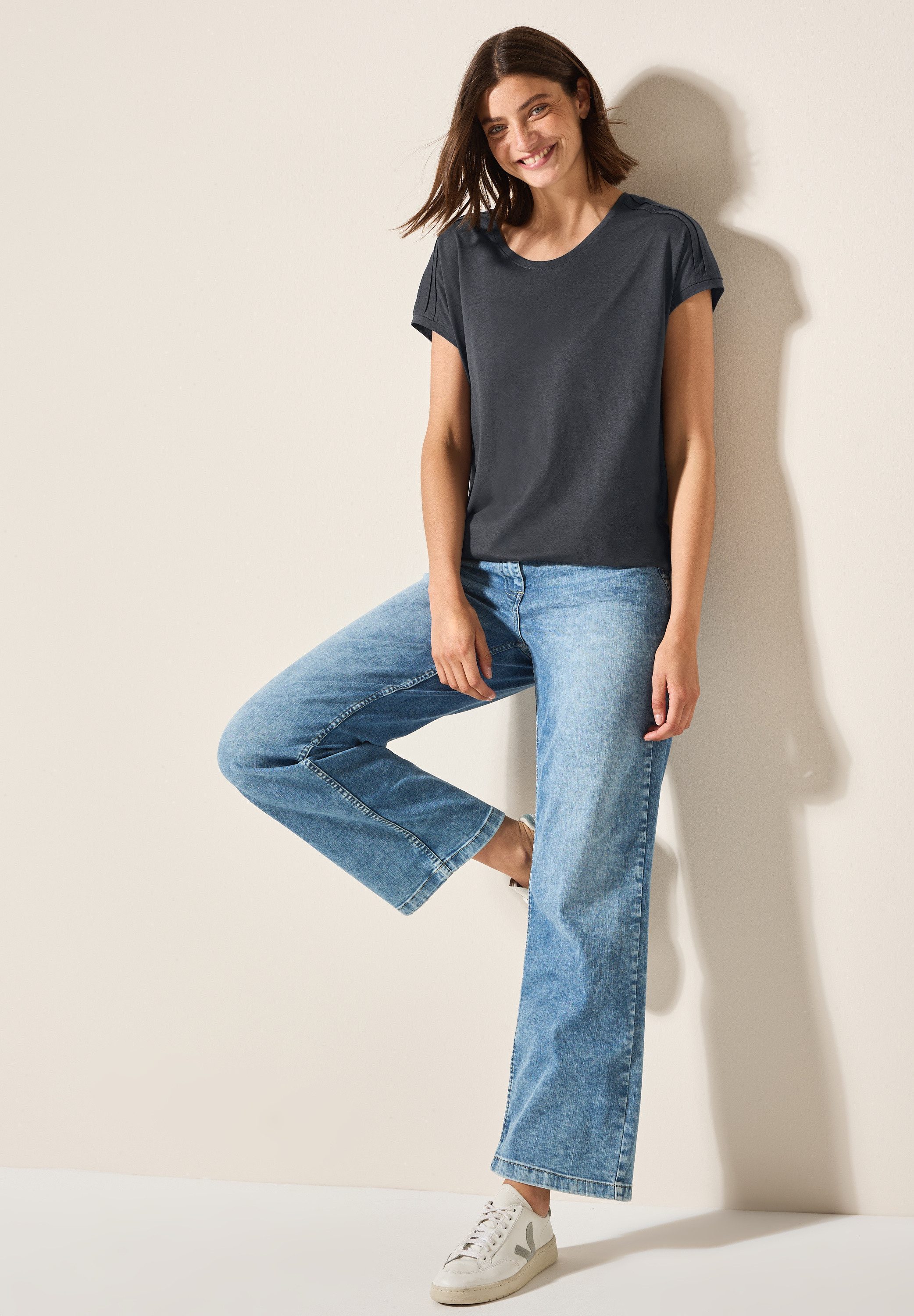 Cecil T-shirt met elastische taille