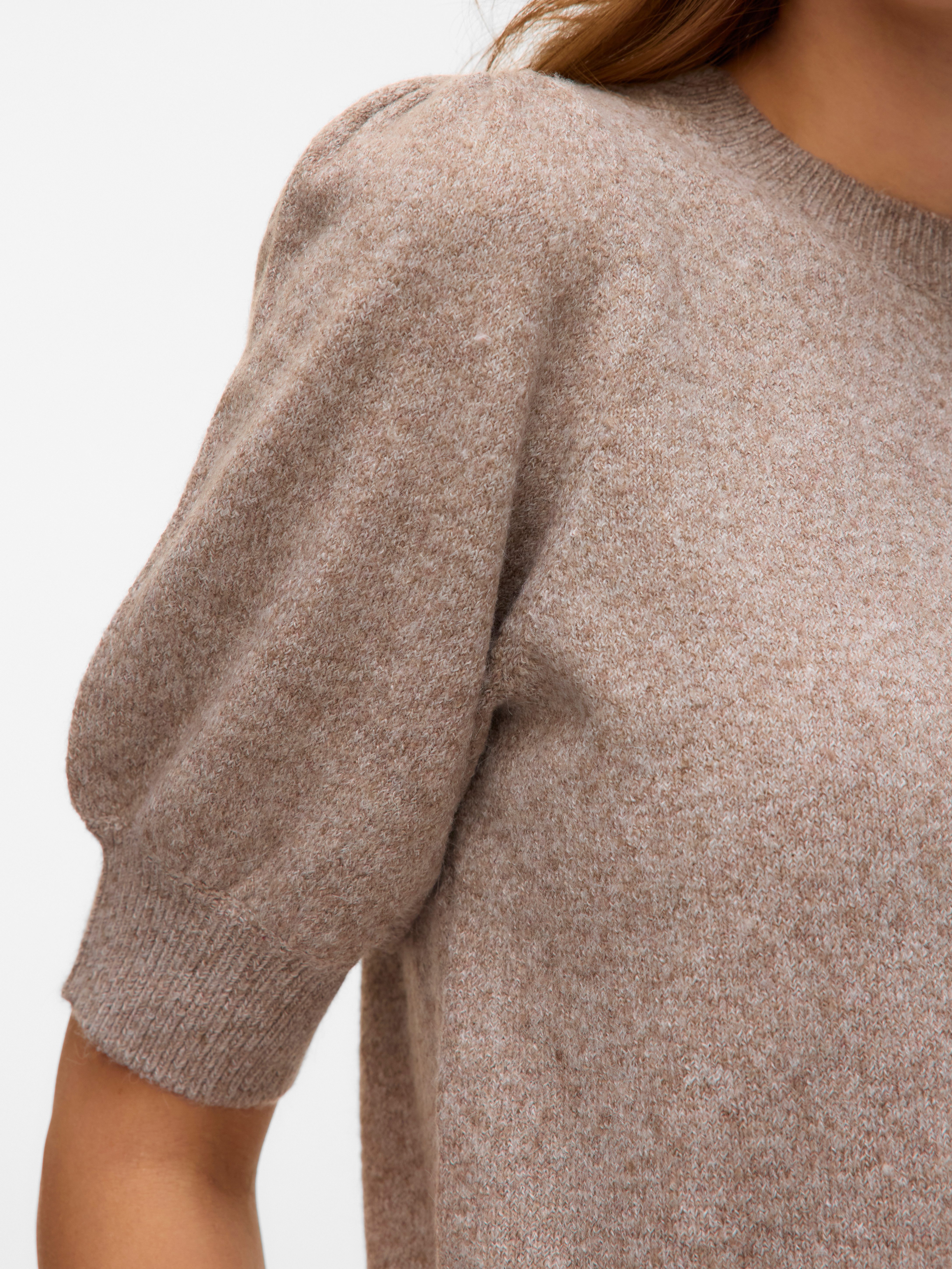 Vero Moda Trui met korte mouwen VMDOFFY 2/4 O-NECK PULLOVER GA NOOS