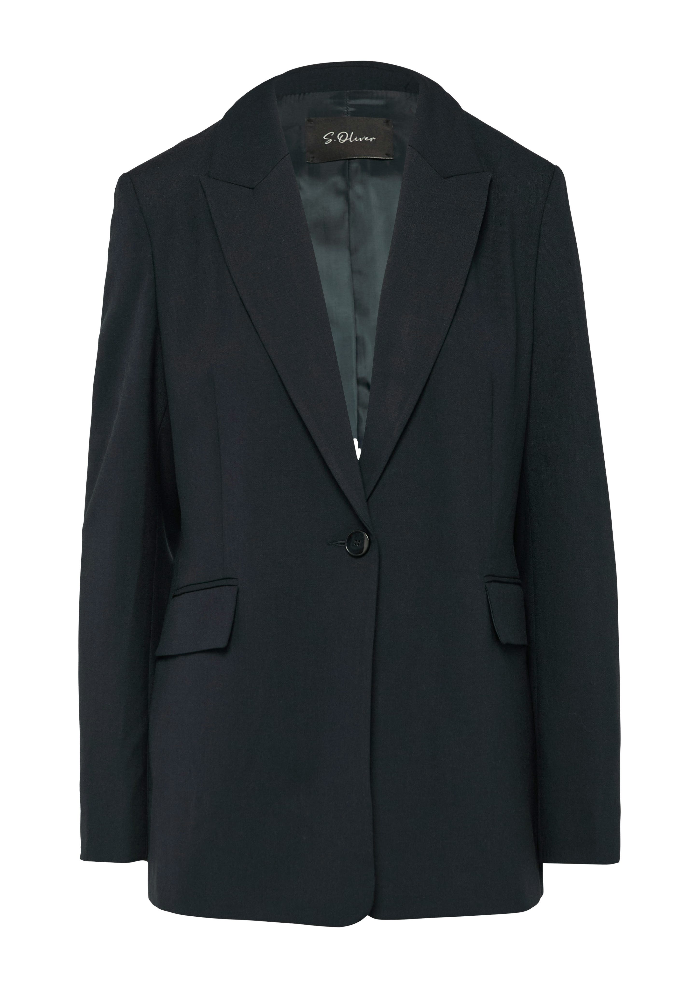 s.Oliver BLACK LABEL Lange blazer in elegante look