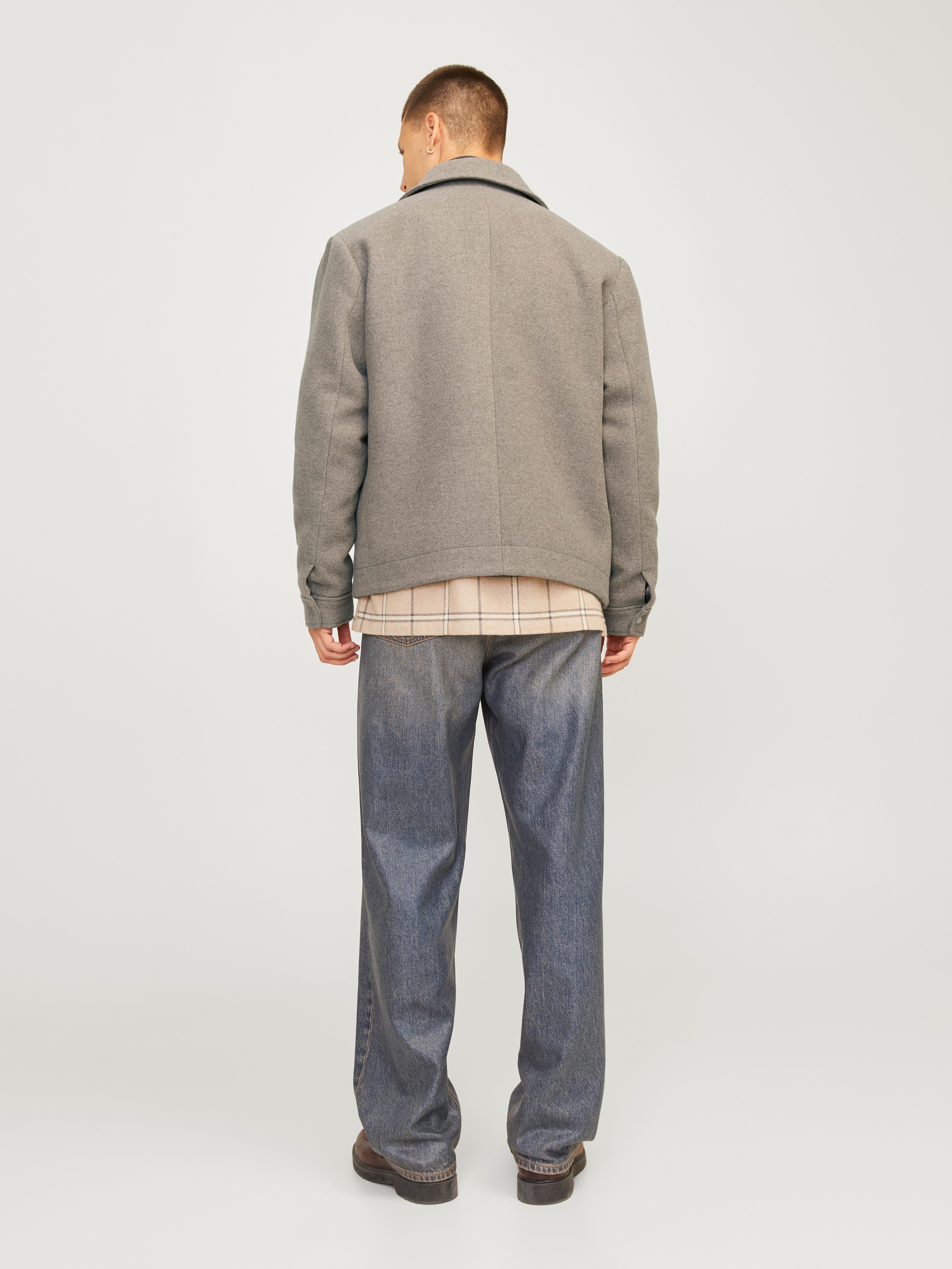 Jack & Jones Wollen jack JPRBLURUSSEL WOOL BLEND JACKET SN