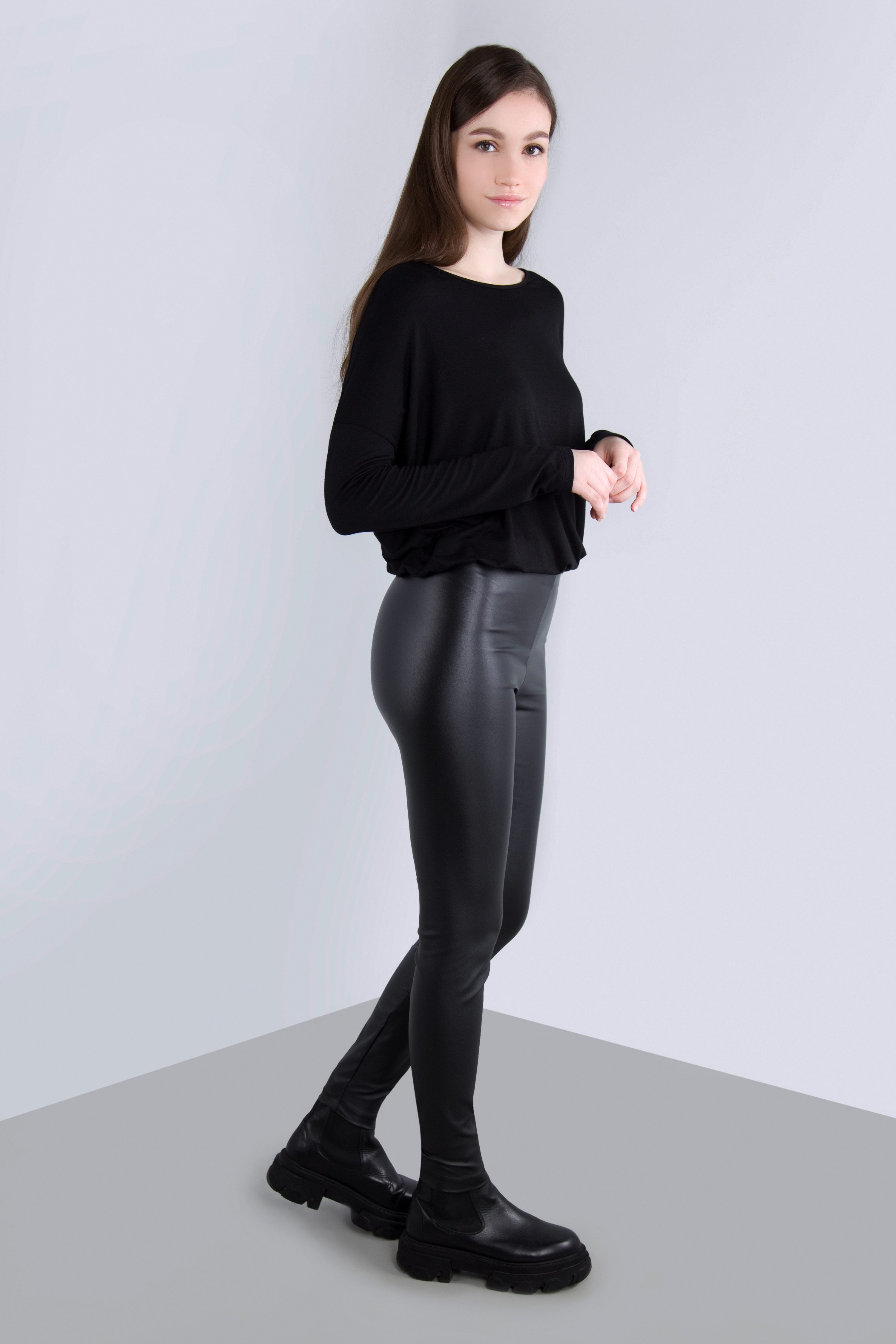 IMPERIAL Imitatieleren broek