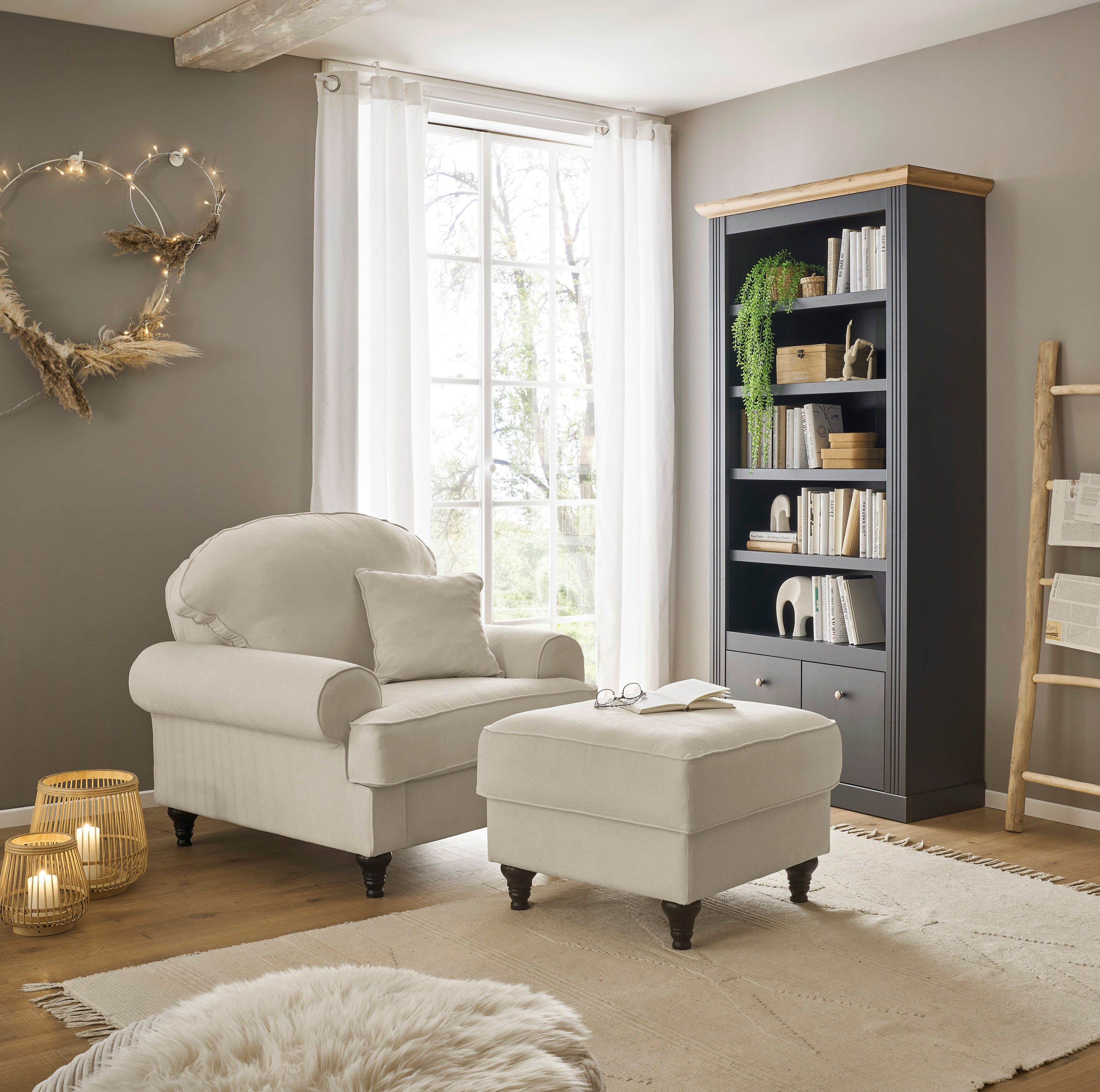 Home affaire Fauteuil Westminster met binnenveringsinterieur (set, 2 stuks)