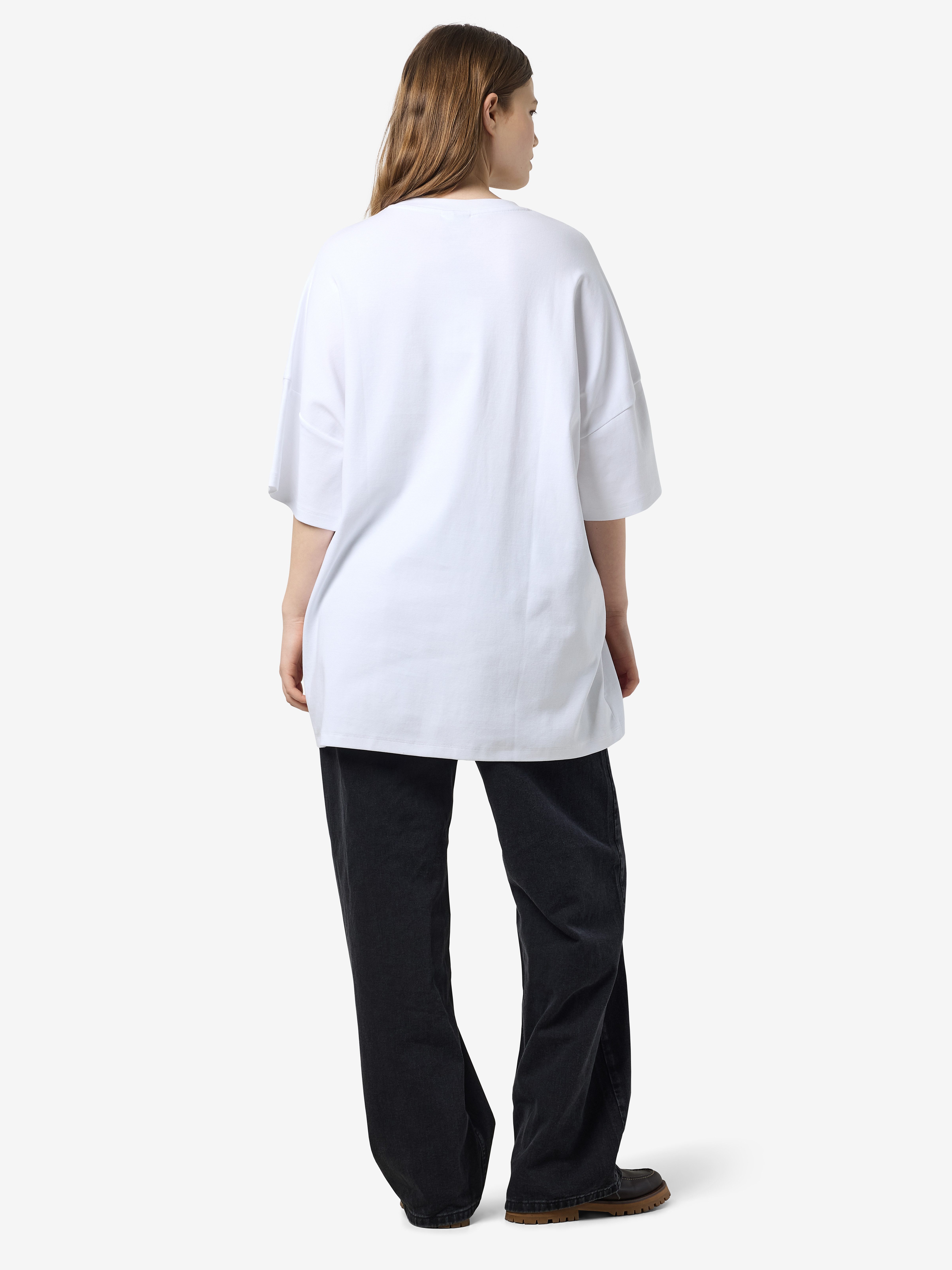 Noisy may Shirtjurk NMMOCCA 2/4 BOXY TEE DRESS JRS FWD NOOS