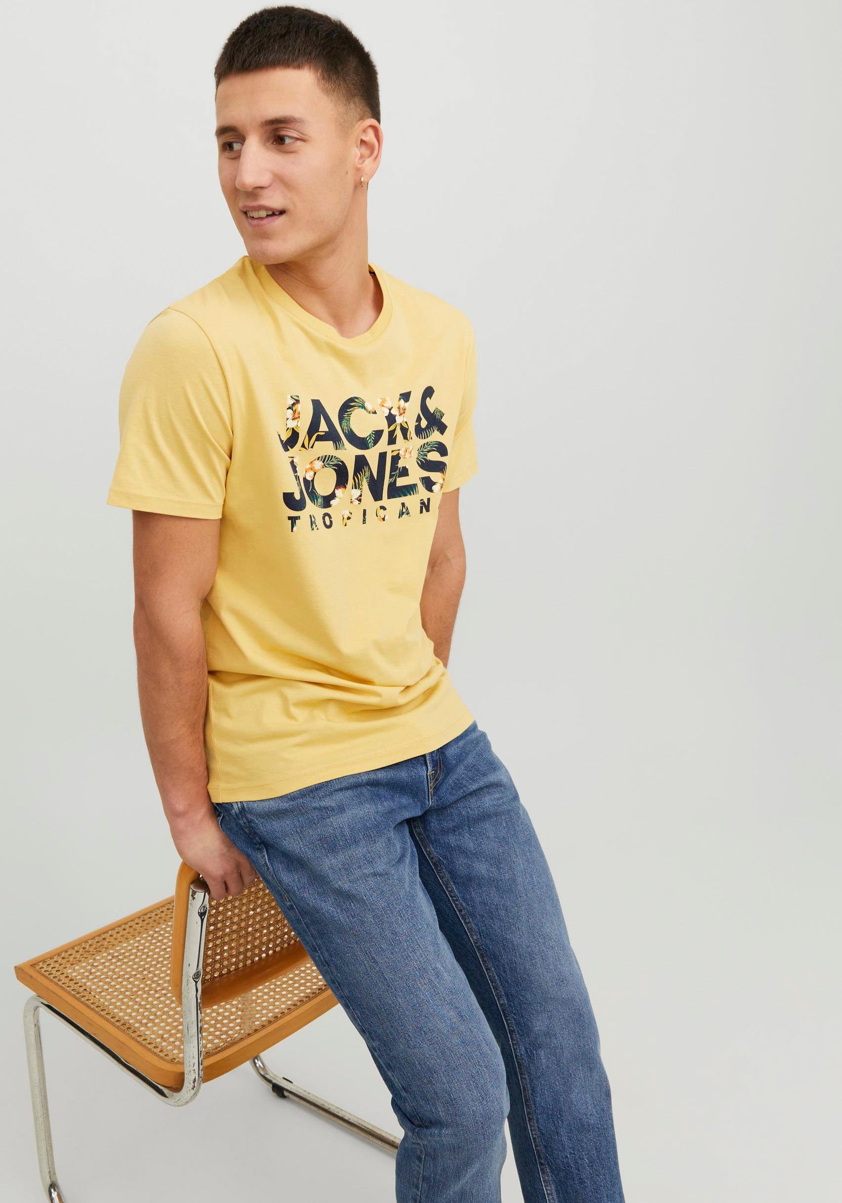 Jack & Jones Shirt met ronde hals JJBECS SHAPE TEE SS CREW NECK