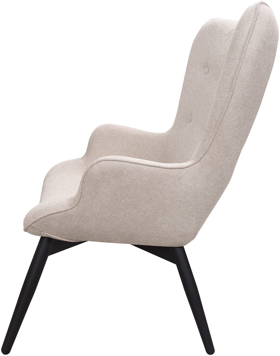 SalesFever Fauteuil Decoratieve knopen in de rugleuning (1 stuk)