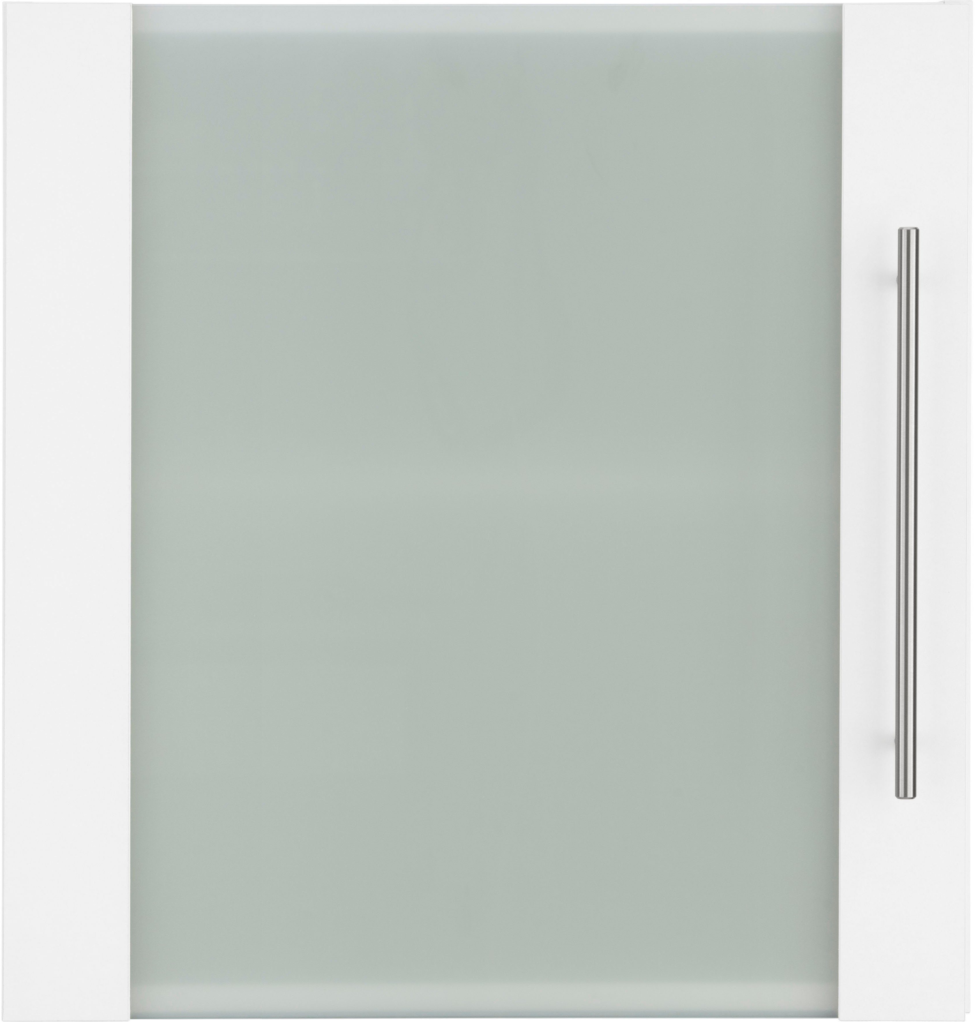 wiho Küchen Hangend kastje met glasdeur Unna Front met glasinzet