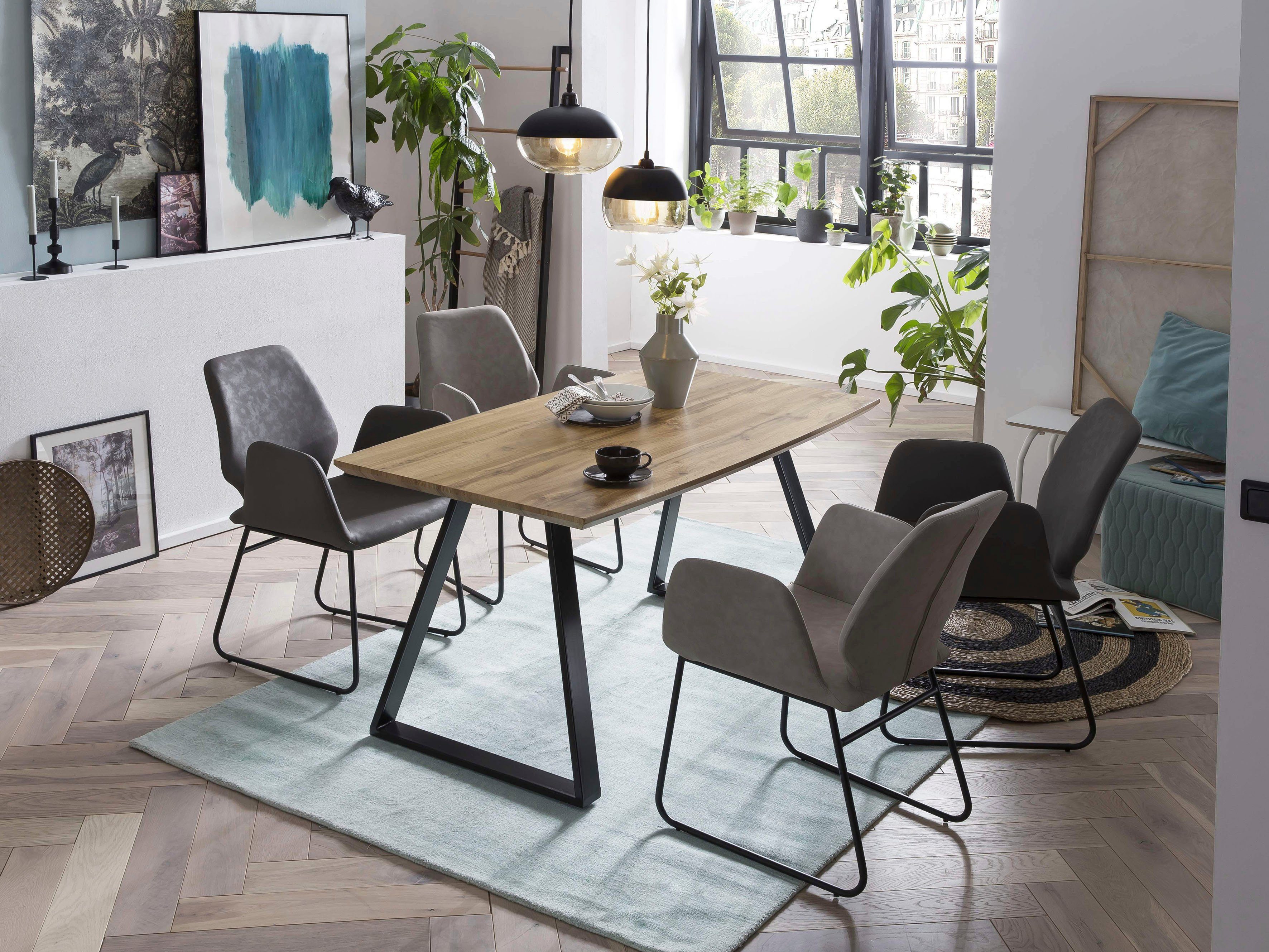 Home affaire Eettafel Aage Eikendecor, breedte 140 cm