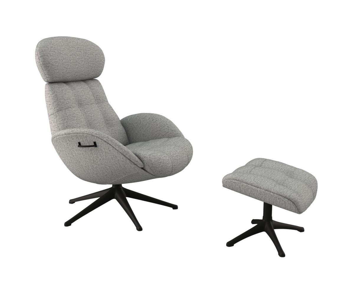 FLEXLUX Relaxfauteuil Chester, functionele stoel, gestoffeerde stoel, armleuningen, TV-fauteuil