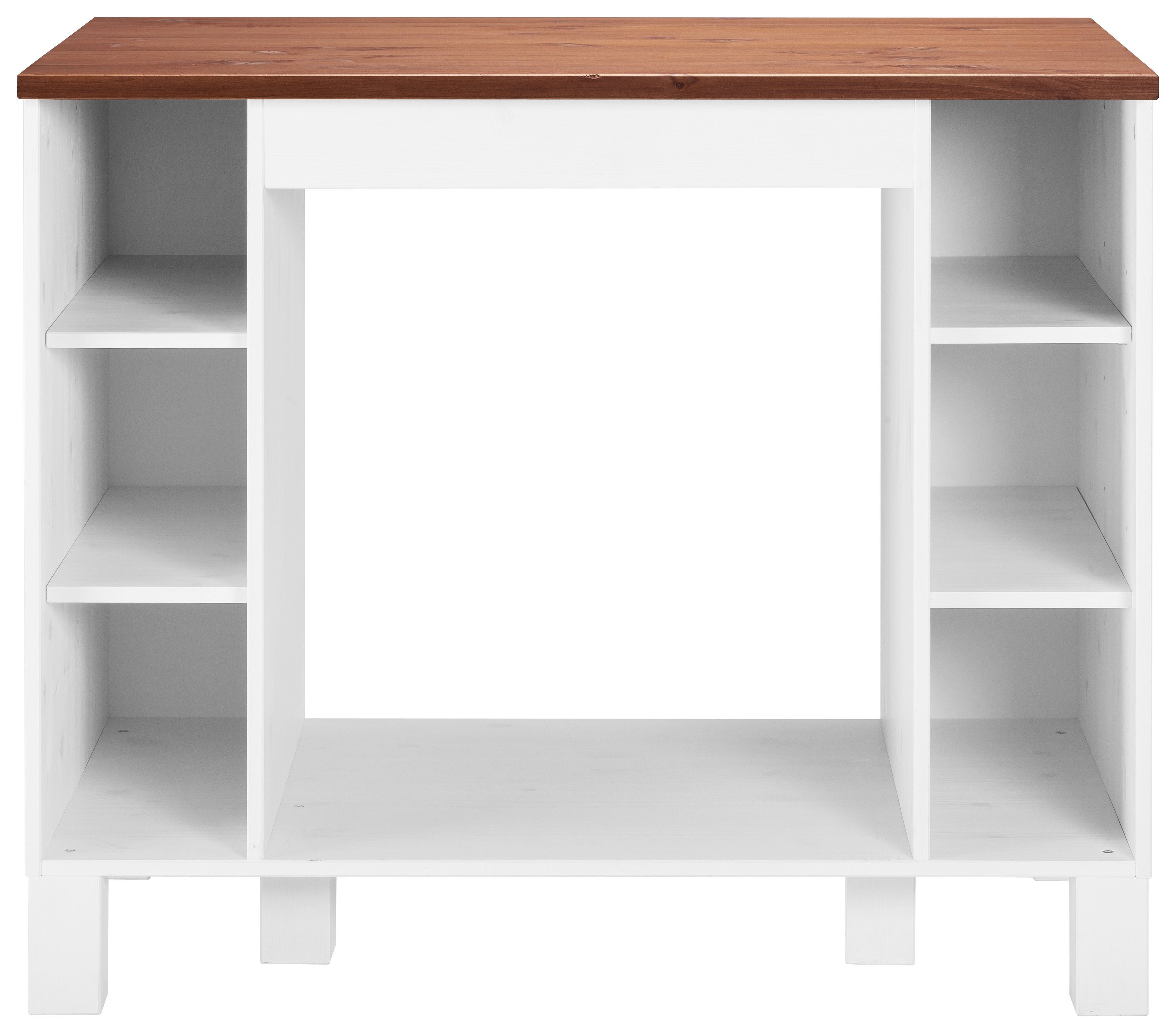 Home affaire Ombouwkast voor oven Oslo 100 cm breed, in 2 diepten, massief grenen, met 23 mm werkblad