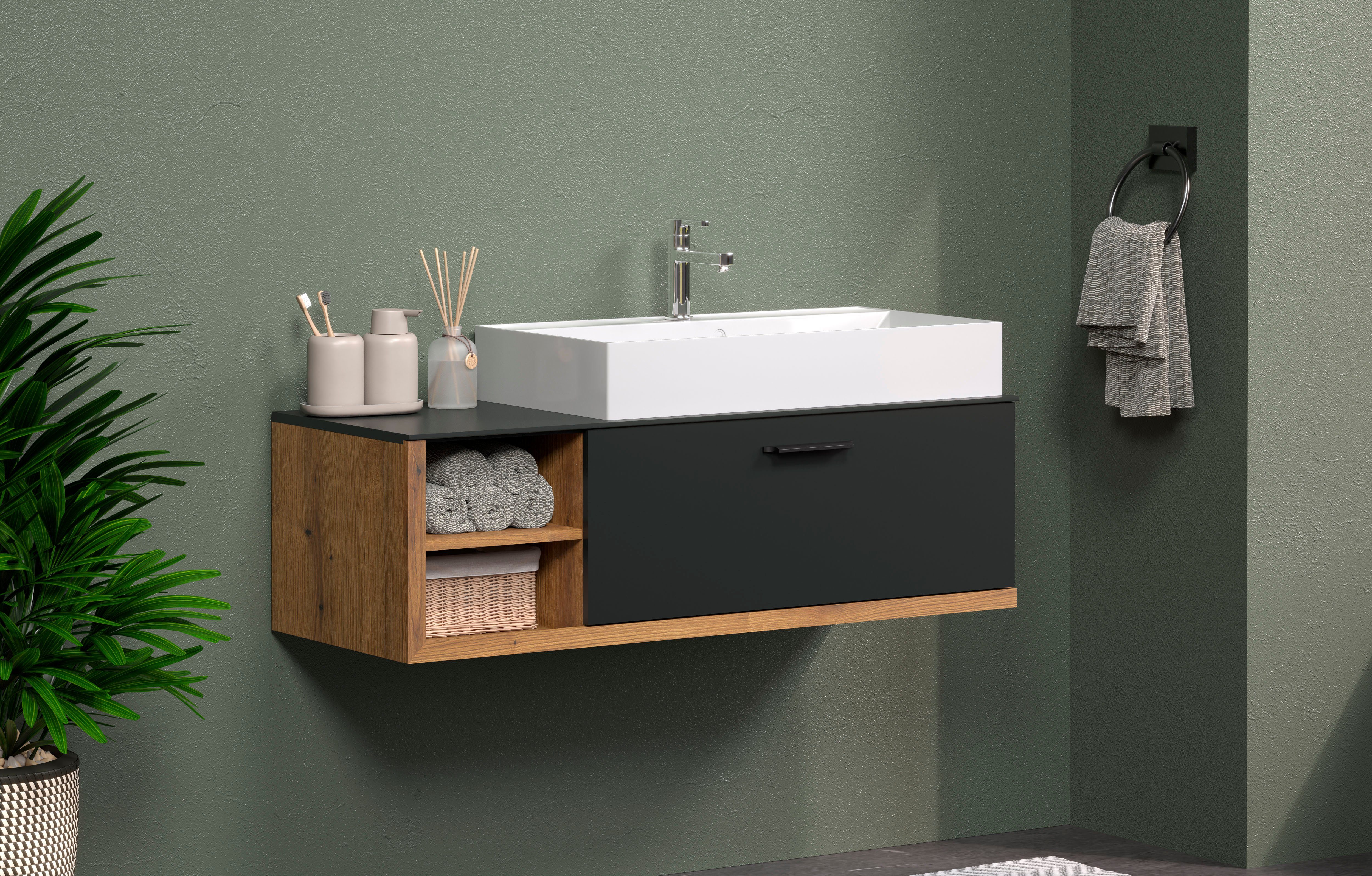 INOSIGN Wastafelonderkast Premont Elegante wastafelonderkast met 80 cm wastafel - softclose