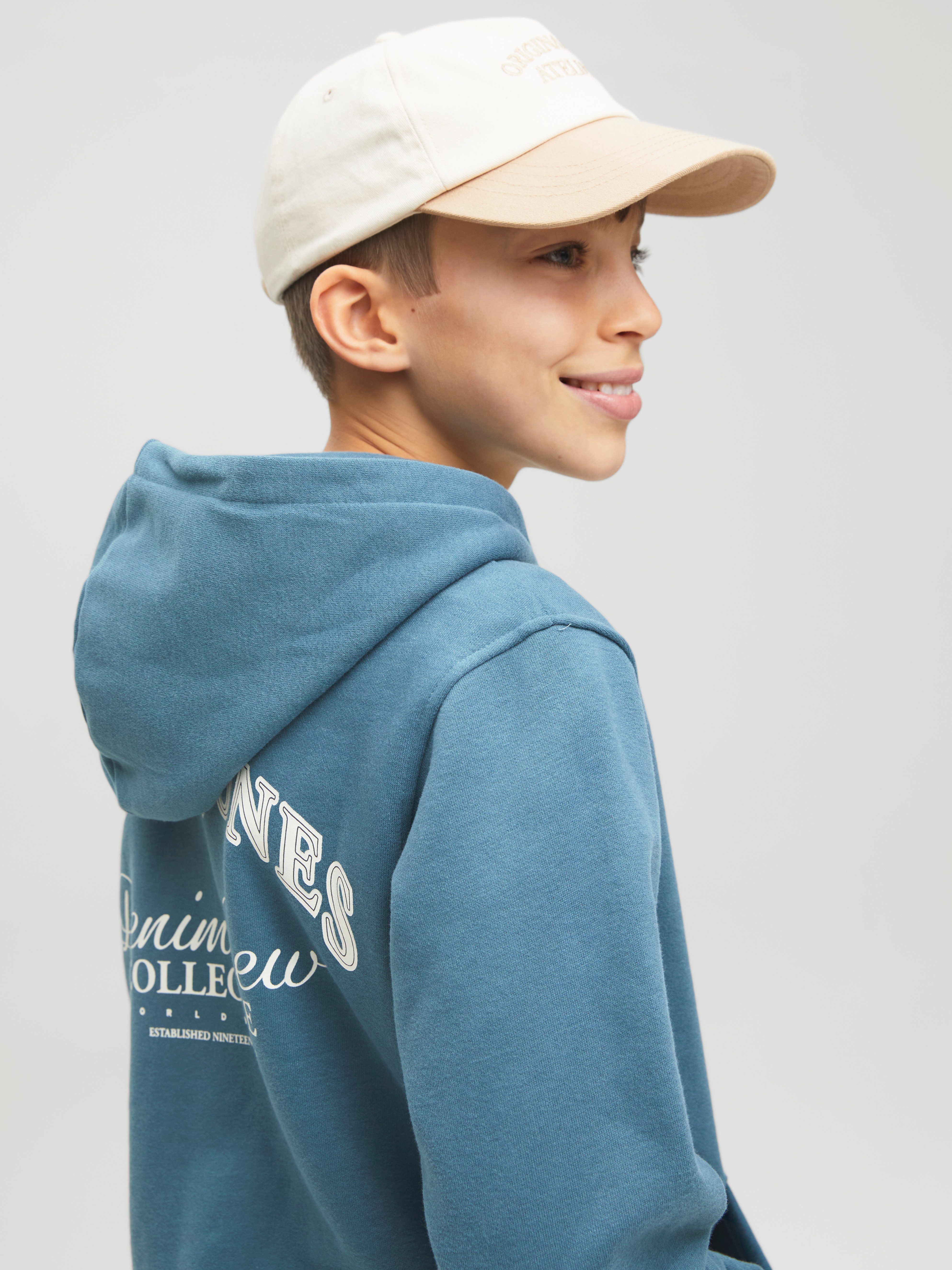 Jack & Jones Junior Hoodie JJEBRANDES BACKP RELAXED SWEAT H SN JNR