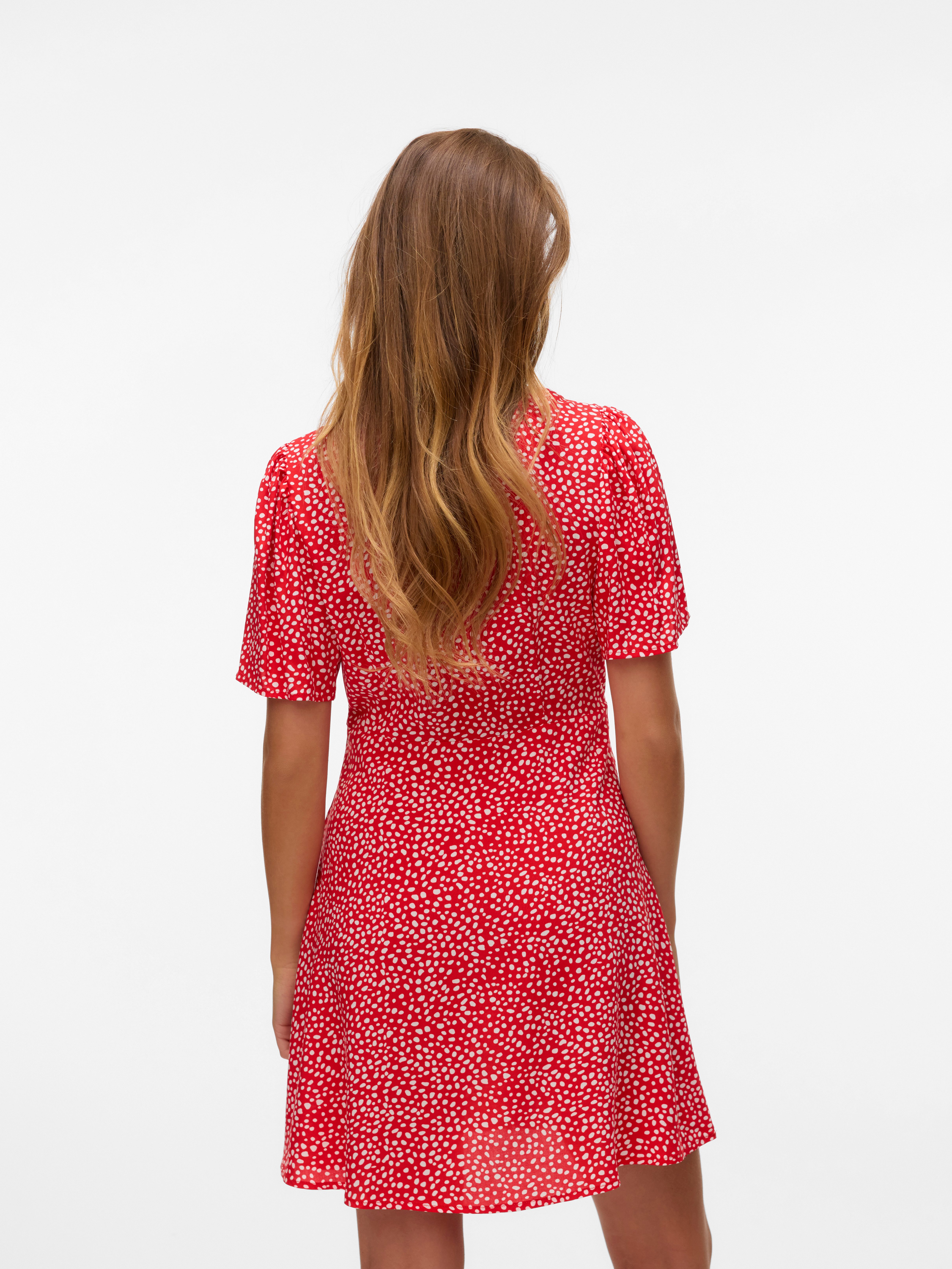 Vero Moda Mini-jurk VMALBA SS SHORT DRESS WVN NOOS