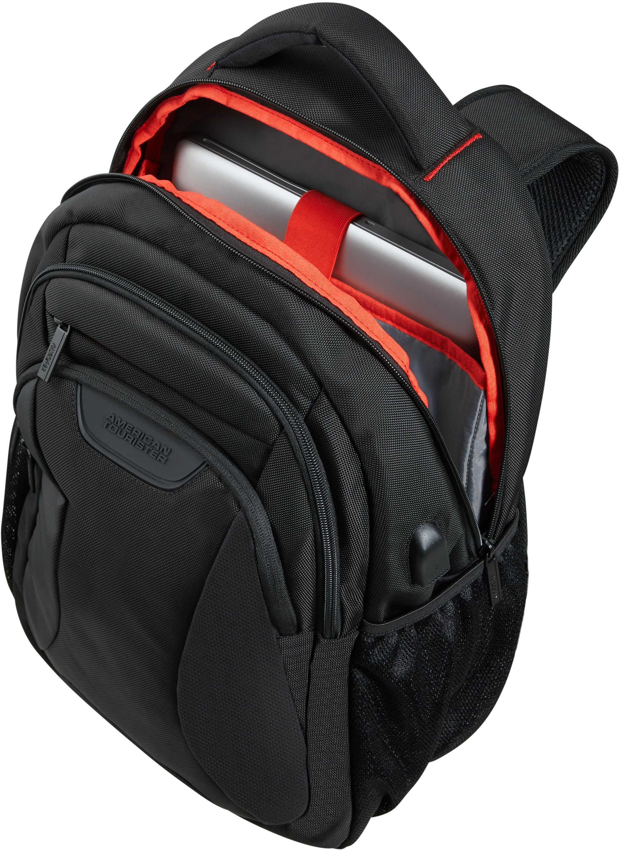 American Tourister® Laptoprugzak AT WORK Vrijetijds rugzak schoolrugzak USB-poort 15,6-inch laptopvak