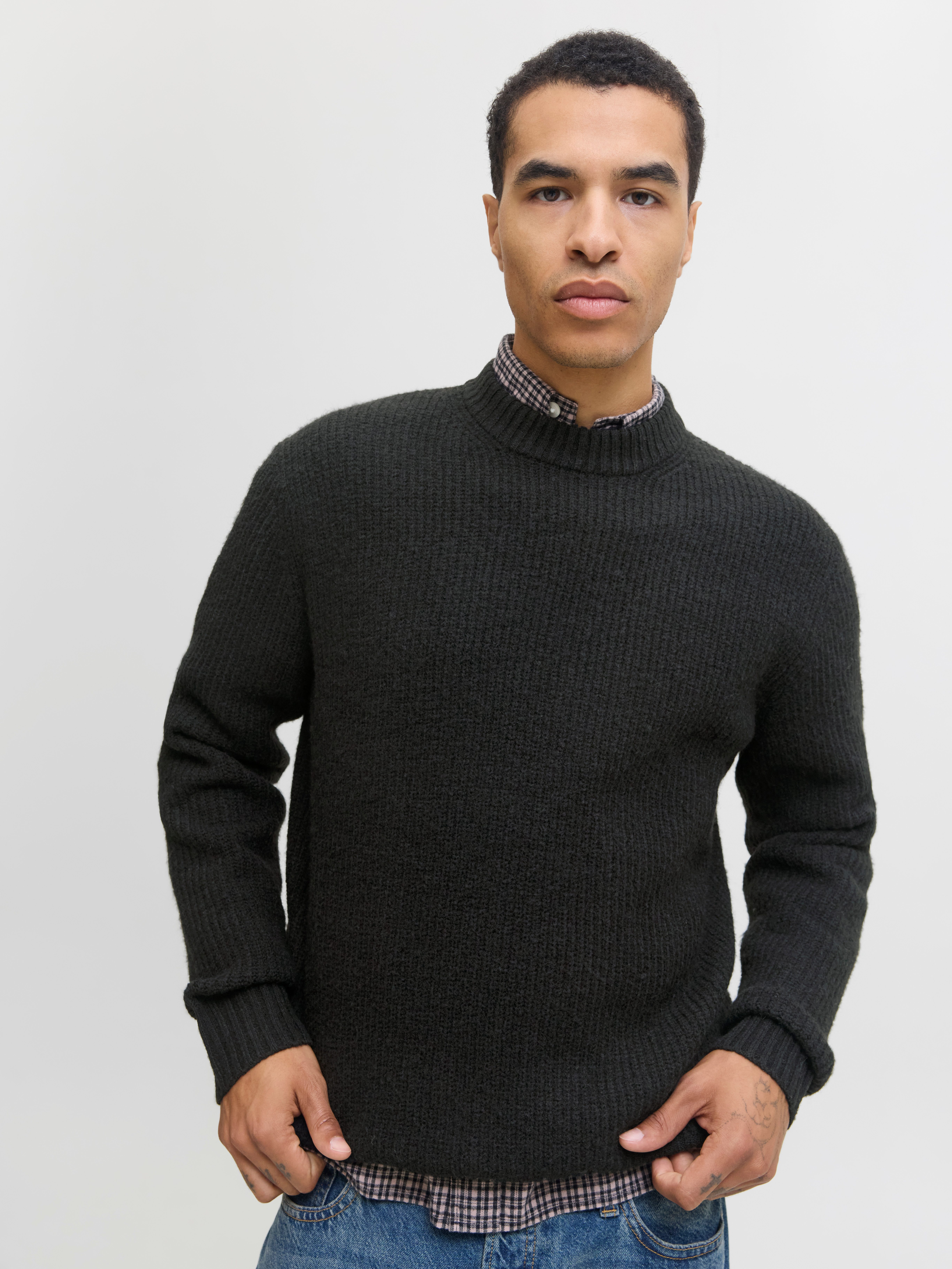 Jack & Jones Gebreide trui JORYORK OLLIE KNIT CREW NECK
