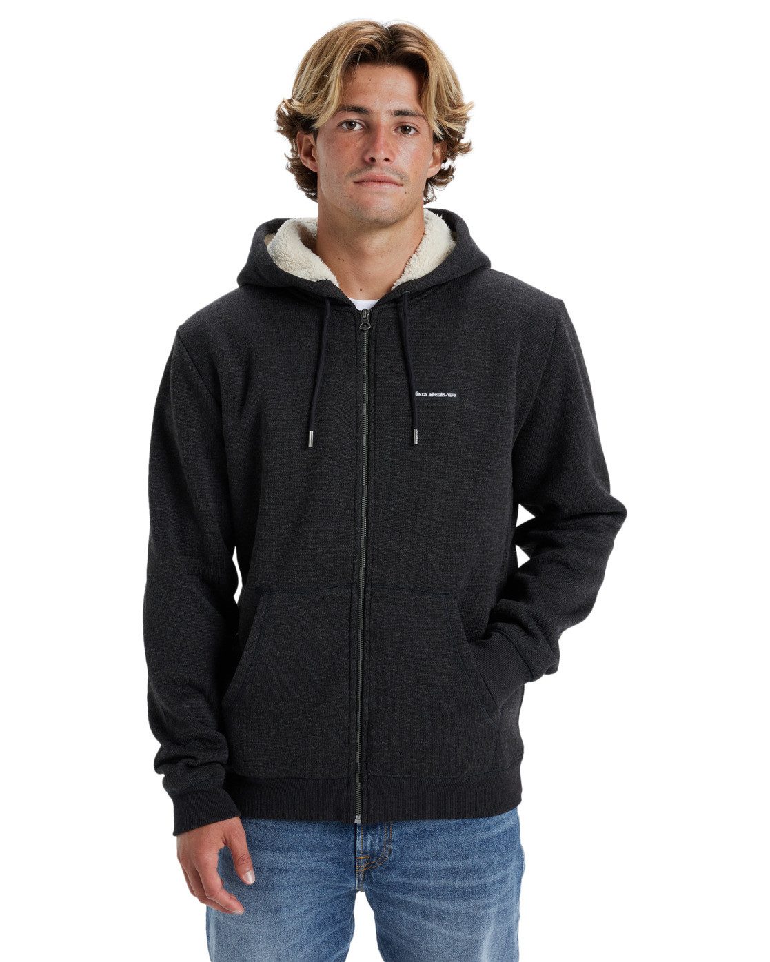 Quiksilver Capuchonsweatvest Kelder heren vesten maat XXL zwart