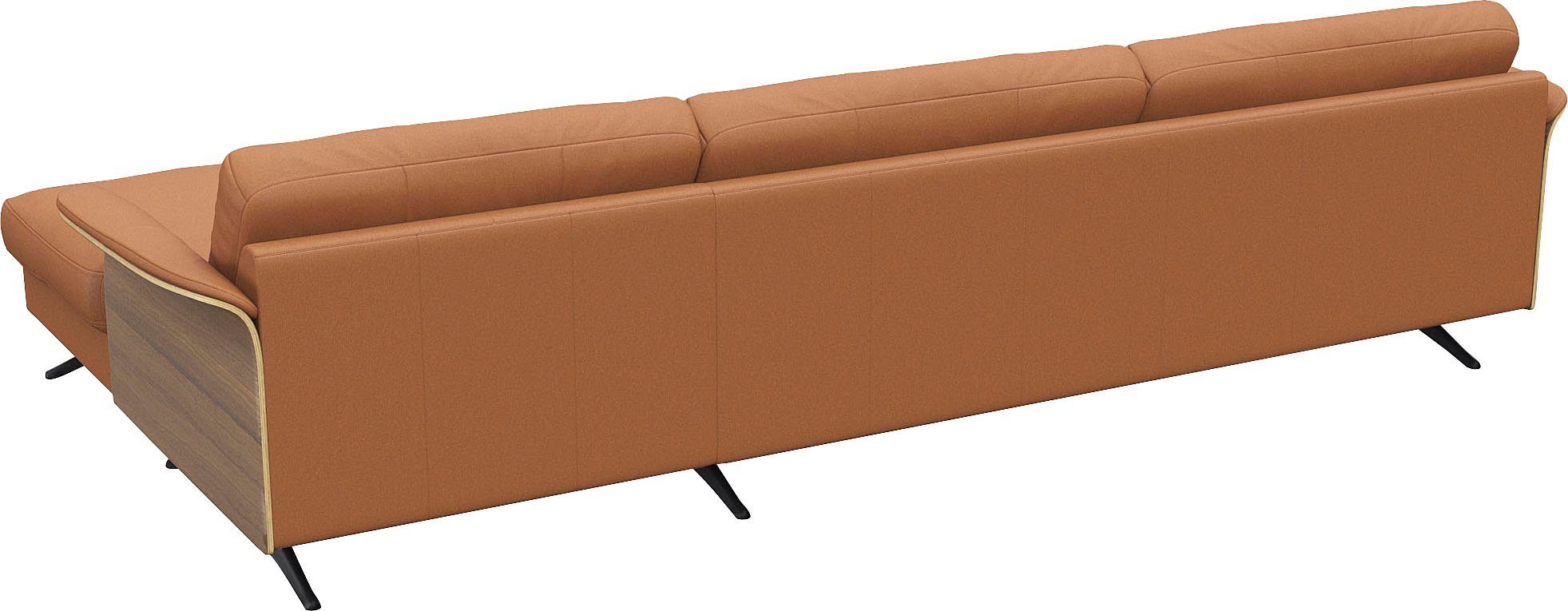 FLEXLUX Hoekbank Glow, super comfortabel door hoogwaardige zitconstructie met binnenvering, L-vorm