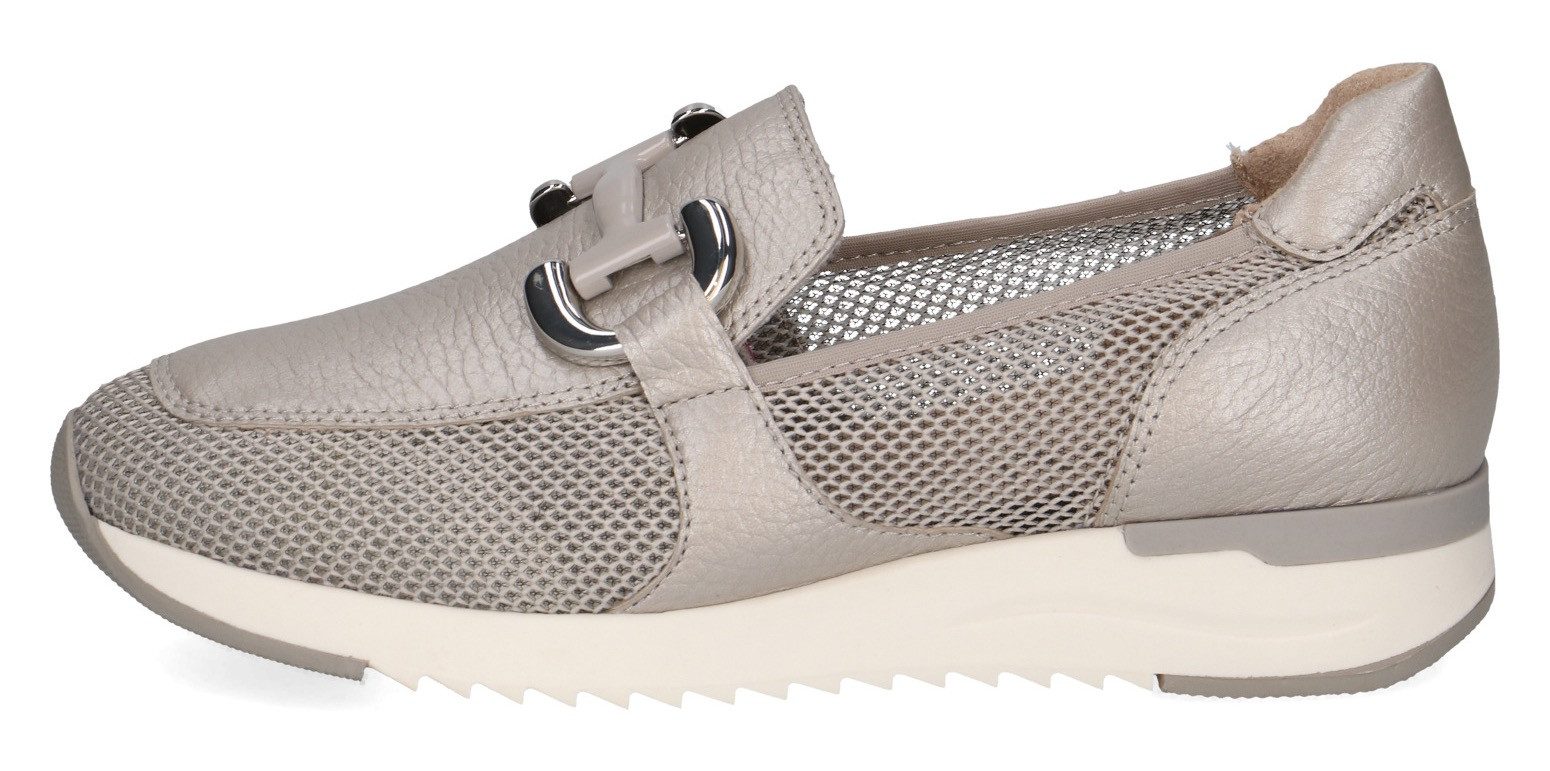 Caprice Instappers , slip-on sneaker, vrijetijdsschoen, instapschoen met decoratieve gesp