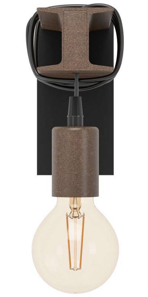 EGLO Wandlamp TOWNSHEND 4 wandlamp, staal, roestlook, retro, vintage, E27