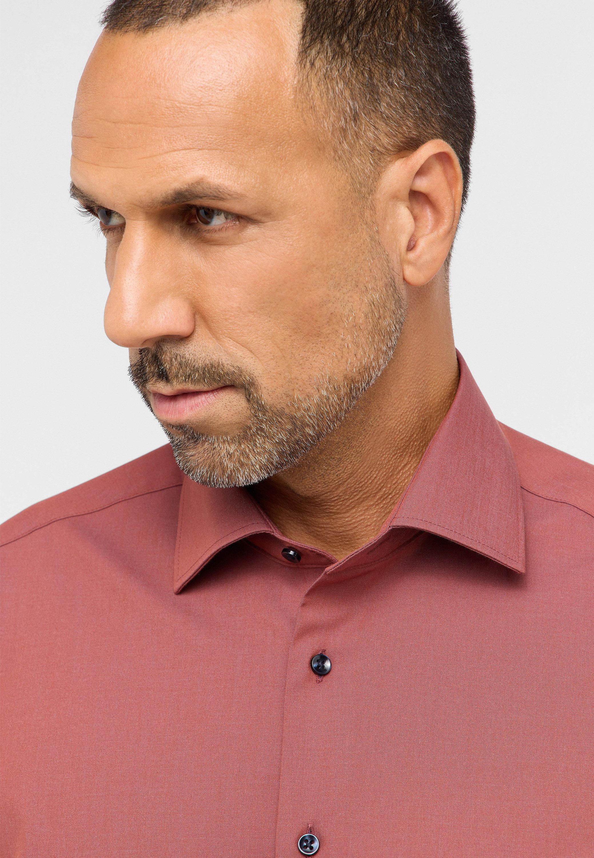 Eterna Overhemd met lange mouwen MODERN FIT NON IRON (strijkvrij)
