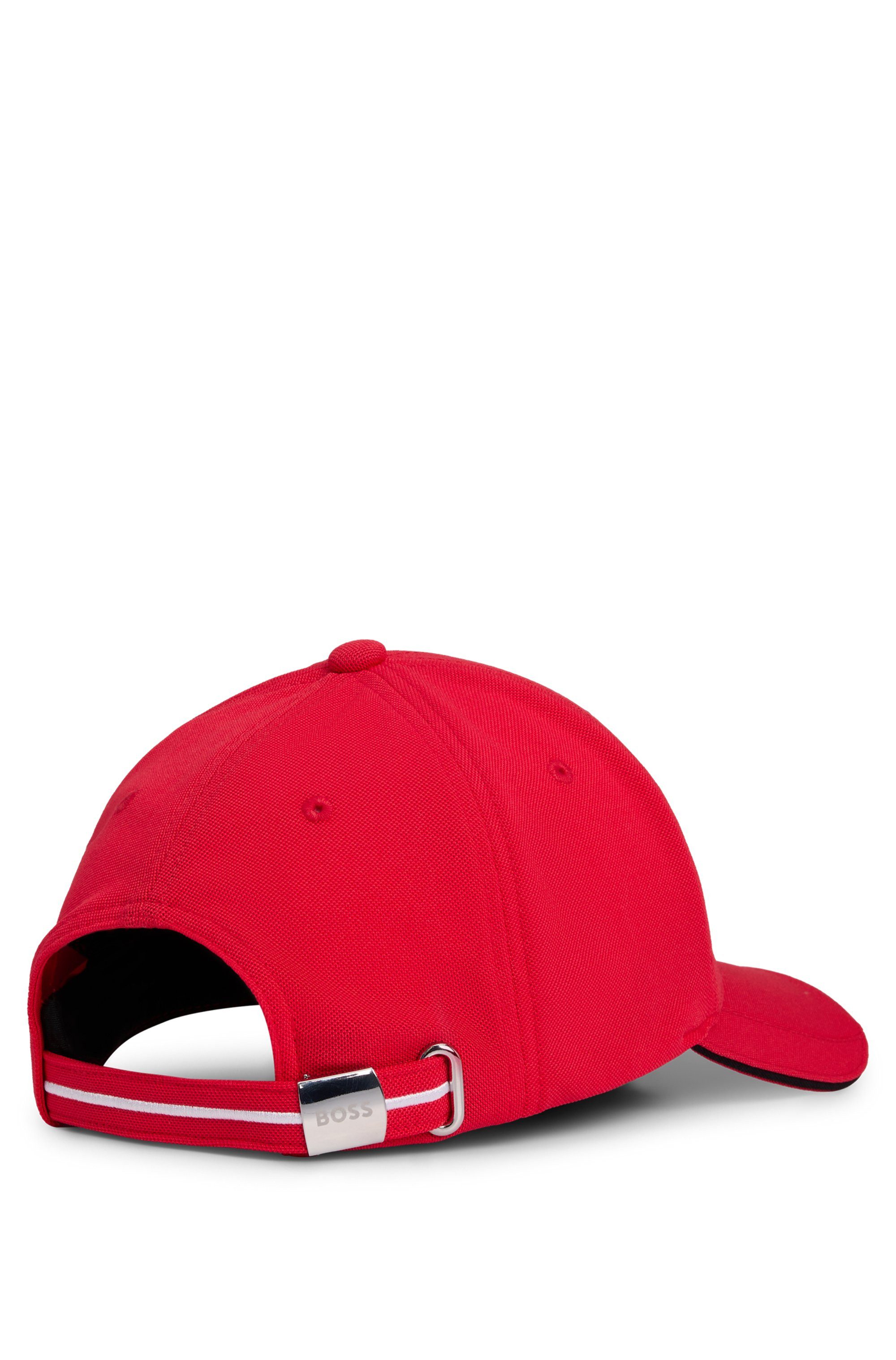 BOSS GREEN Baseball pet Cap-Bold 10261155 01 met boss logo-print, verstelbare breedte