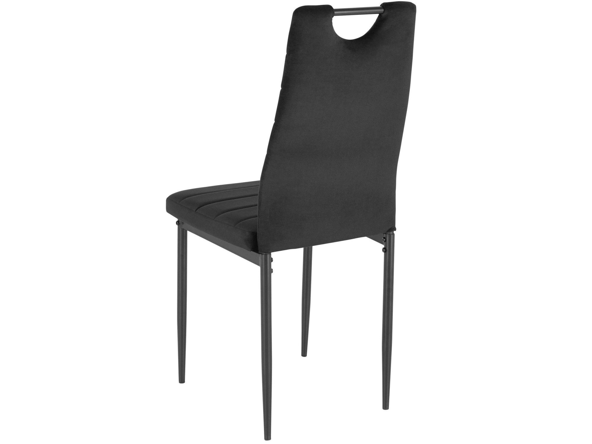 INOSIGN Eethoek Silvi-Mandy Glazen tafel 110x110 cm met 4 stoelen (velours stof), frame van metaal (set, 5-delig)