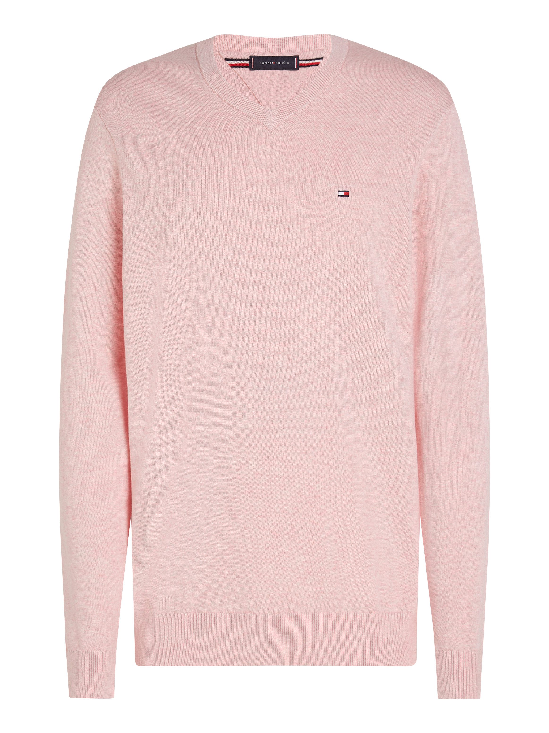 Tommy Hilfiger Gebreide trui ESSENTIAL COTTON V NECK