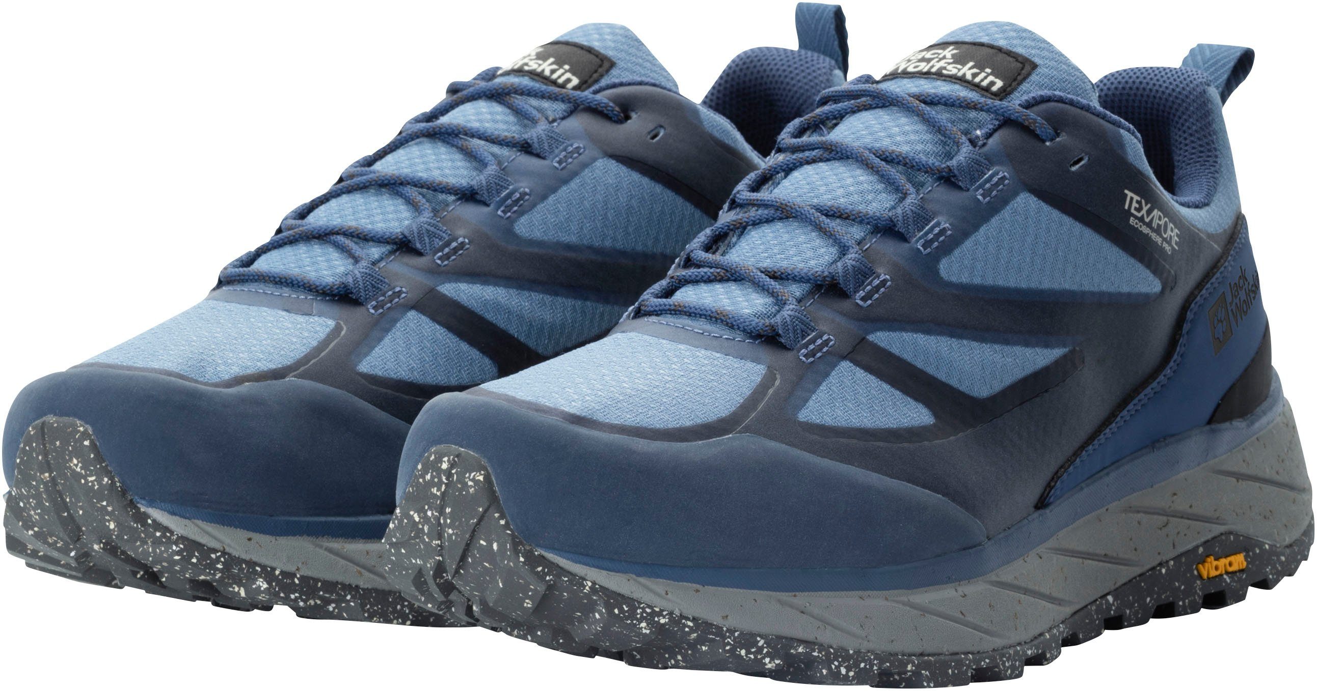 Jack Wolfskin Wandelschoenen TERRAVENTURE TEXAPORE LOW M heren wandel & trekkingschoenen maat 41 EU blauw