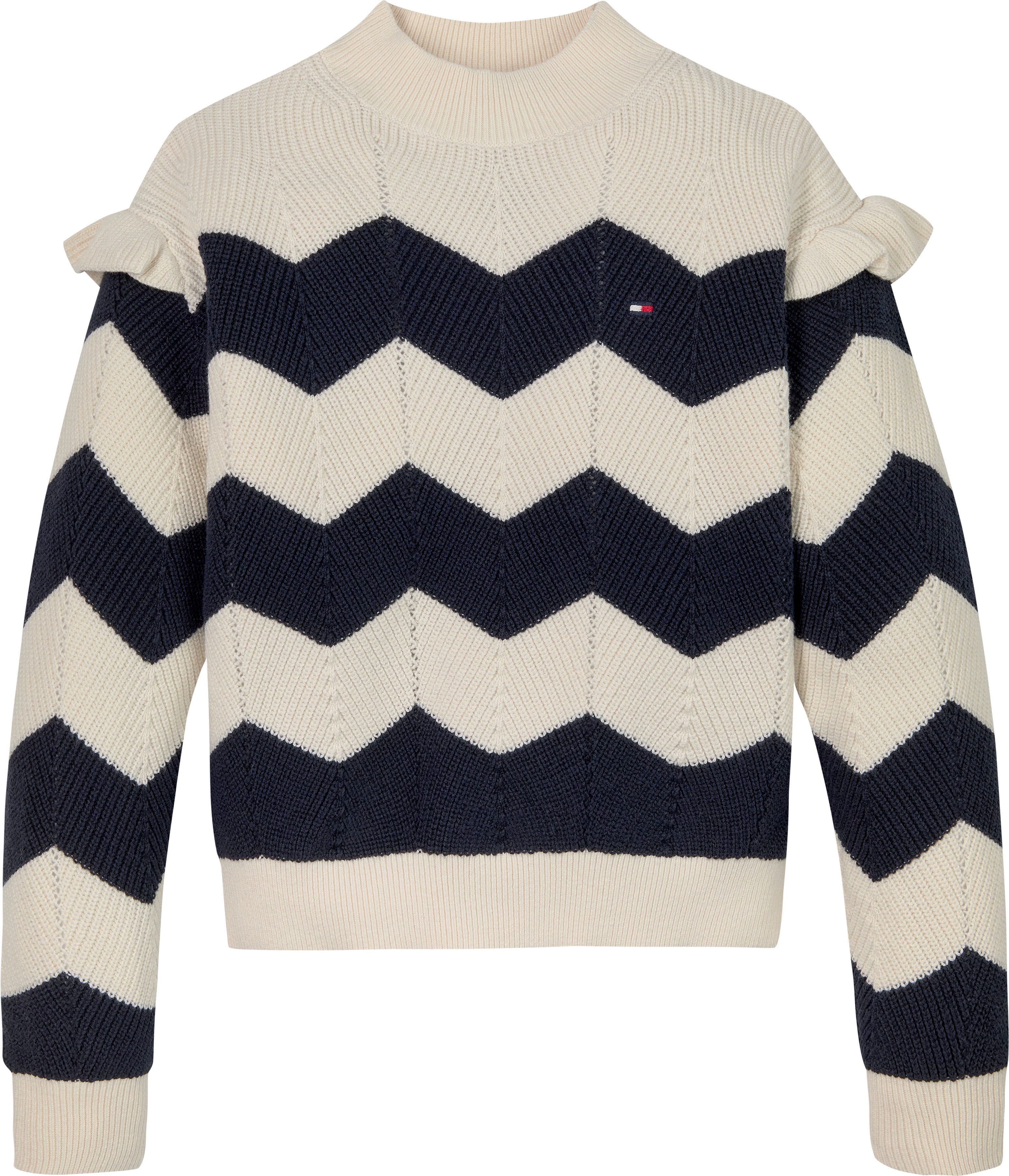 Tommy Hilfiger Gebreide trui WAVY STRIPE SWEATER