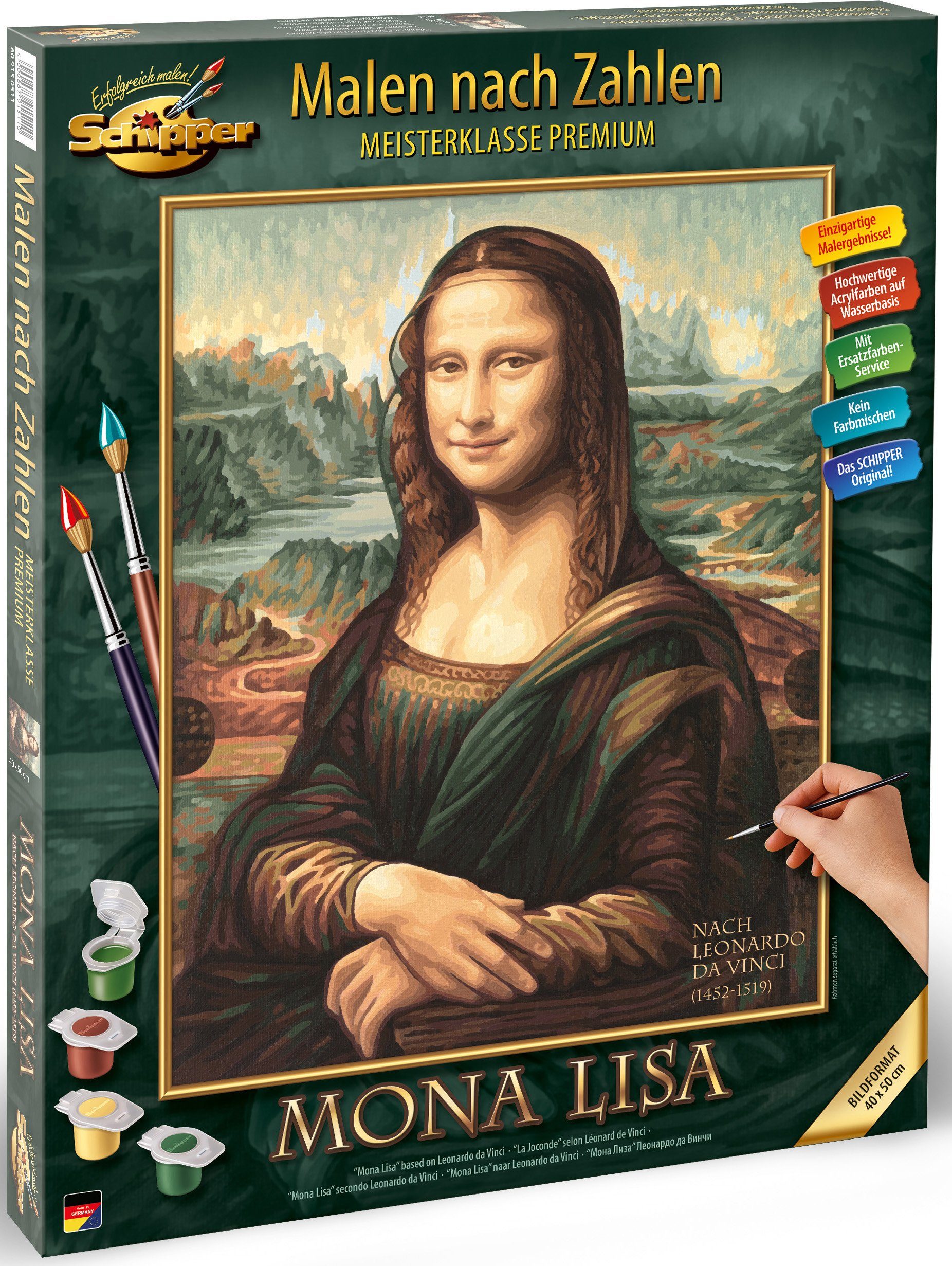 Schipper Schilderen op nummer Meesterklasse premium - Mona Lisa