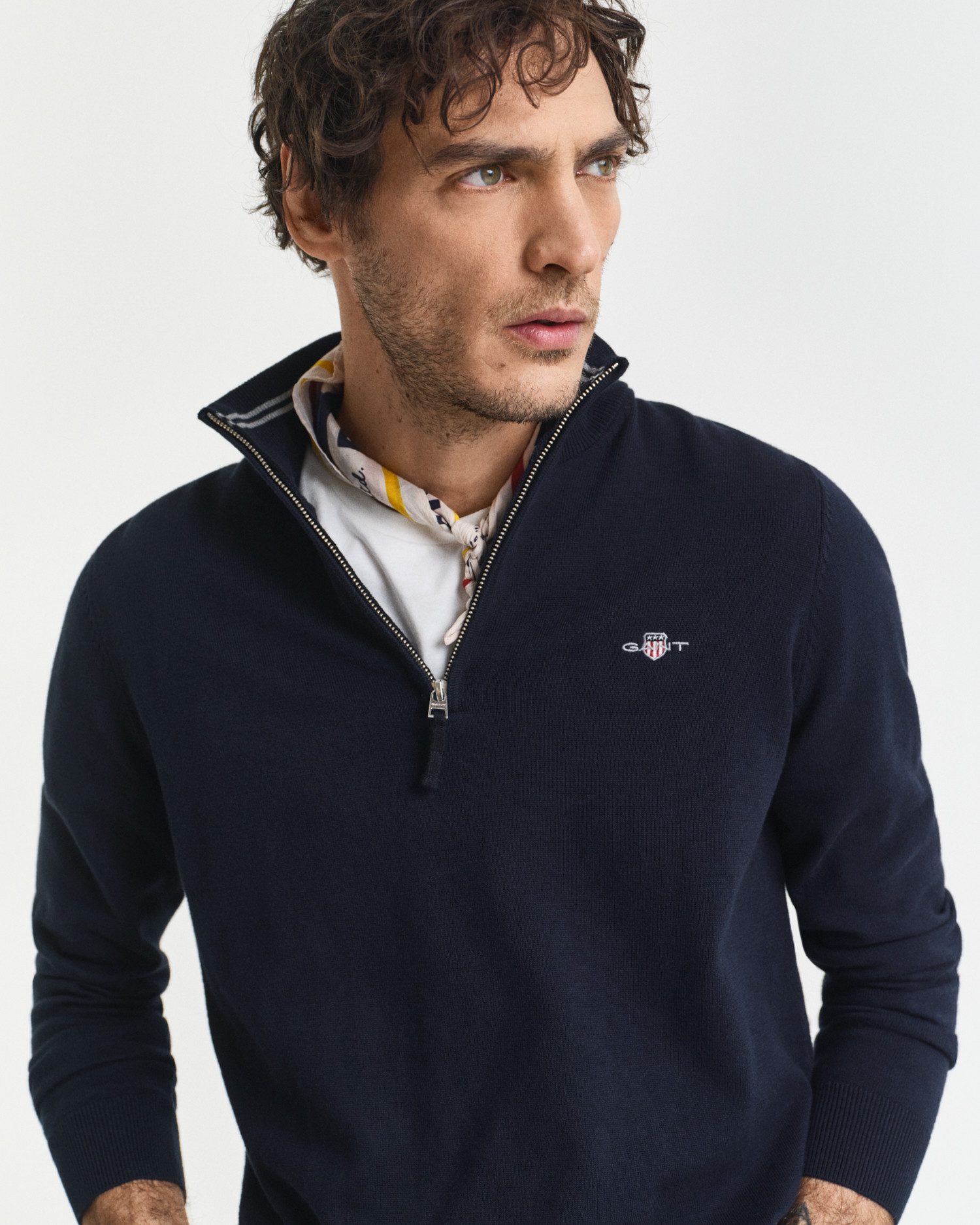 Gant Schipperstrui CLASSIC COTTON HALF ZIP