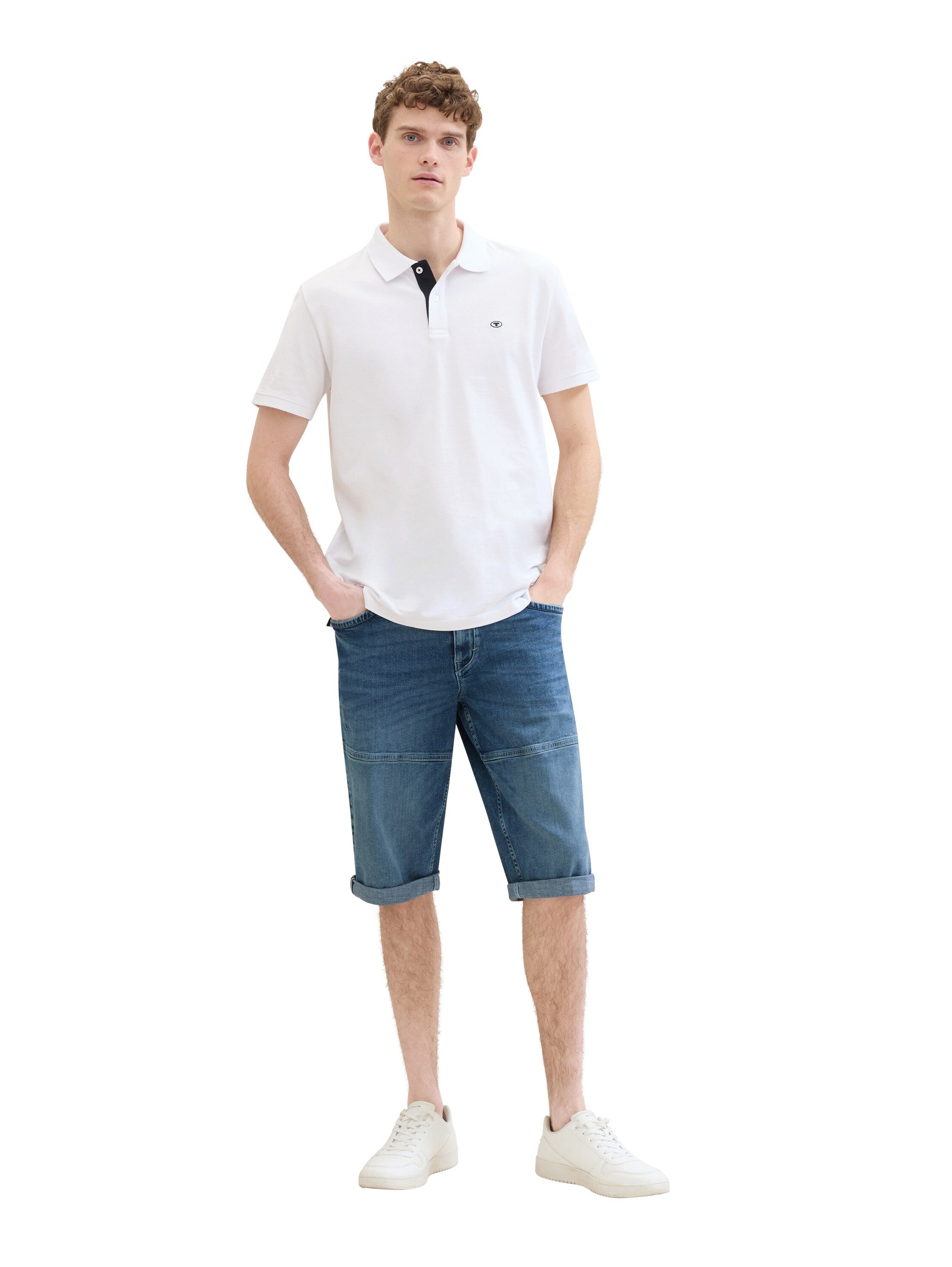 Tom Tailor 3/4 jeans MORRIS met merklabel