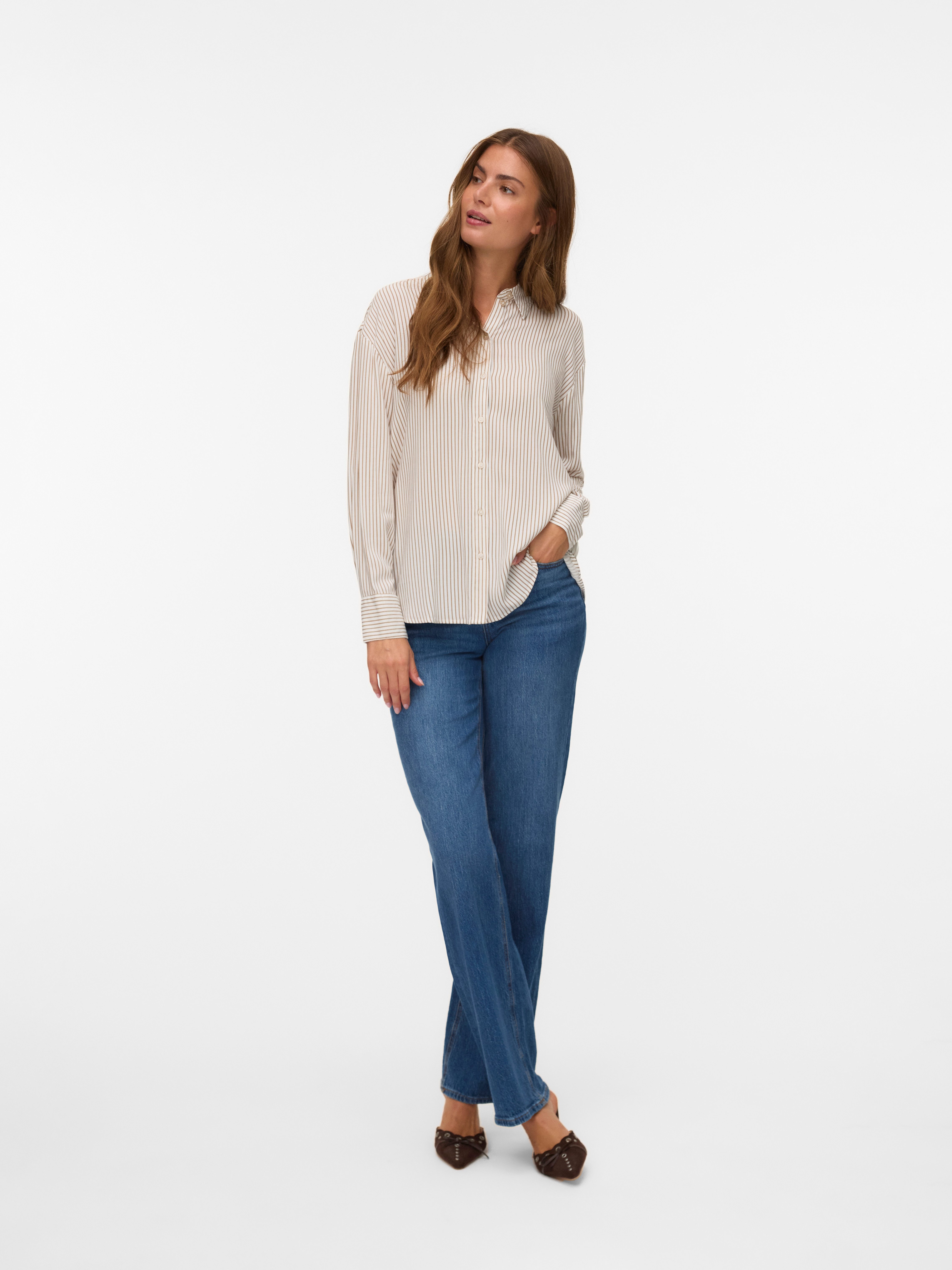 Vero Moda Blouse met lange mouwen VMALICE LS SHIRT WVN GA NOOS