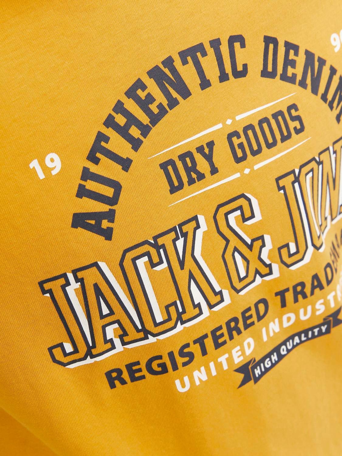Jack & Jones Junior Shirt met ronde hals JJELOGO TEE SS O-NECK 2 COL S NOOS JNR