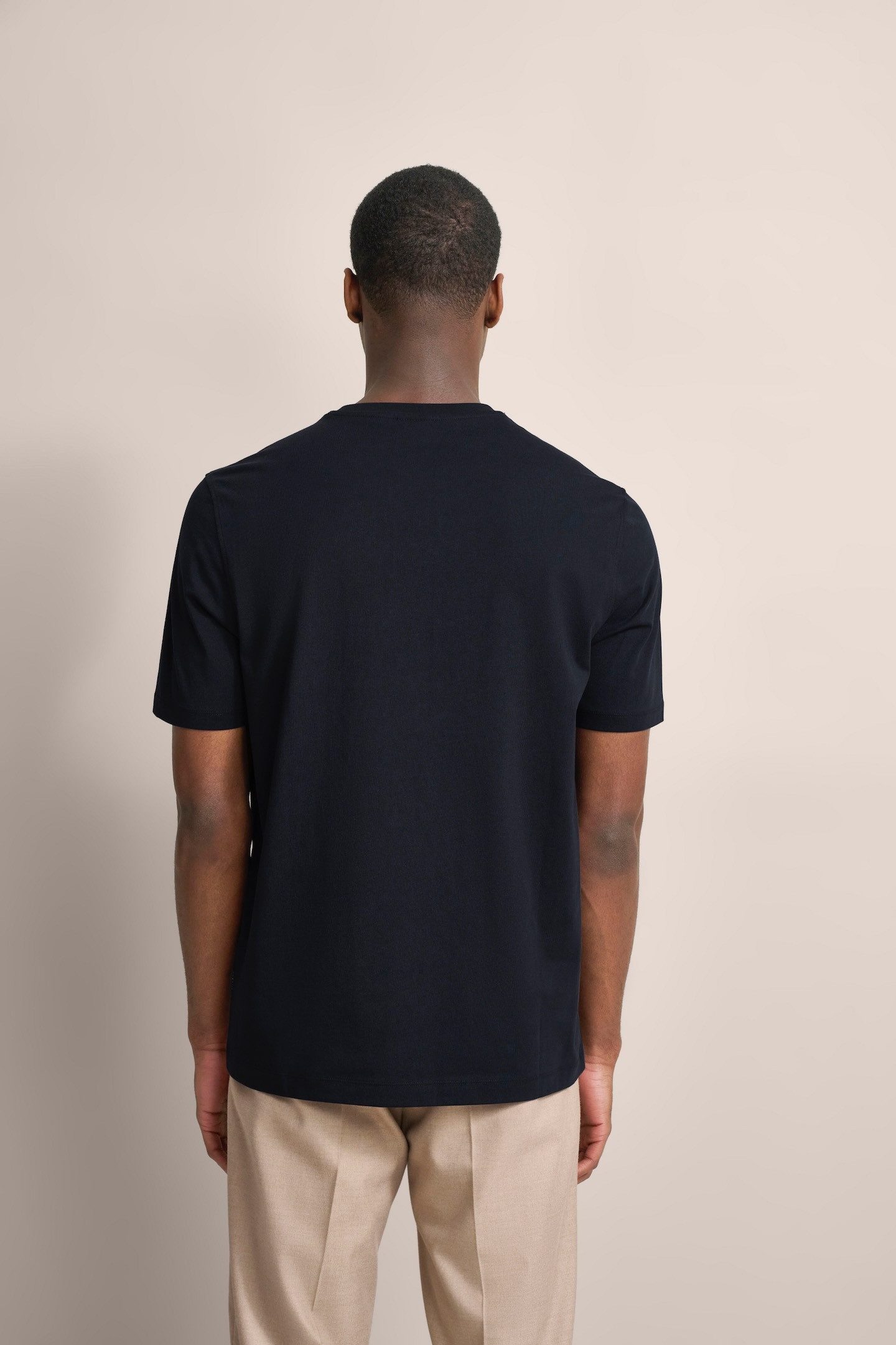 Bugatti T-shirt met rubberen logo-print