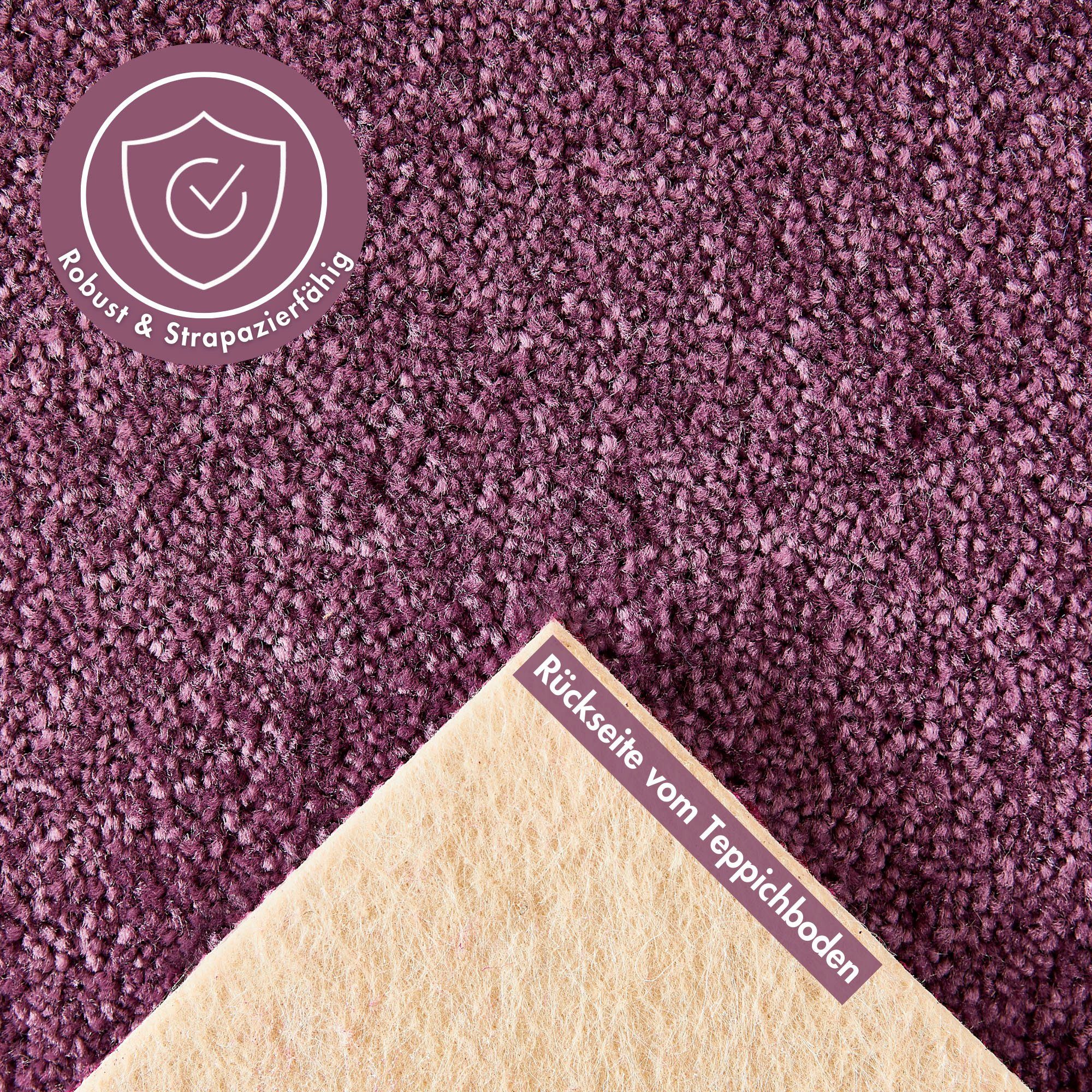 Andiamo Tapijt Sophie, frisée velours, Netherland Effen kleuren, breedte 400 cm of 500 cm, slijtvast & onderhoudsvriendelijk