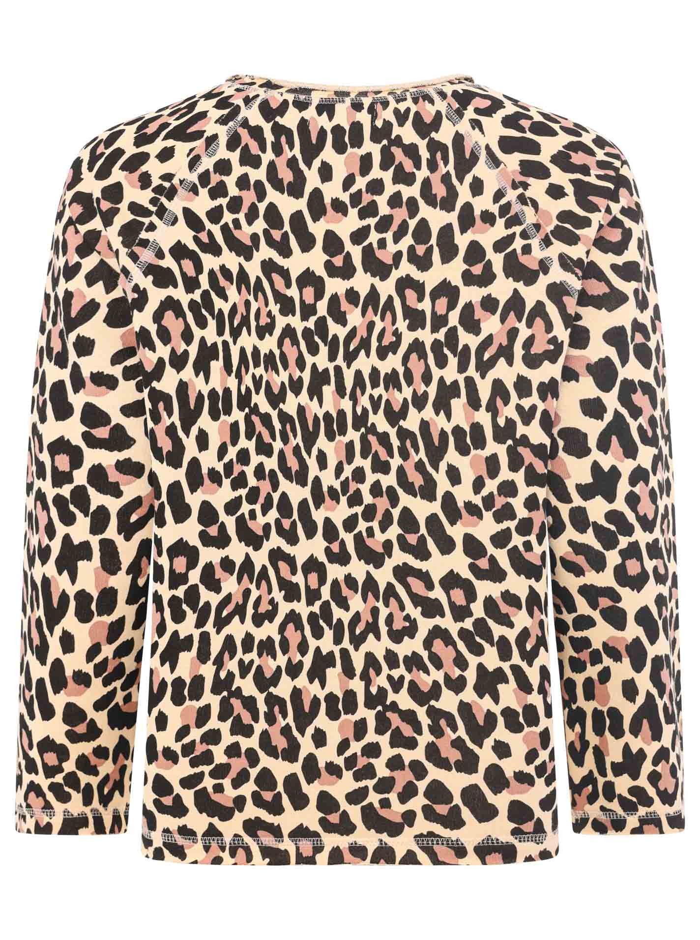 Zwillingsherz Sweater Leo allover met dierlijk printdesign
