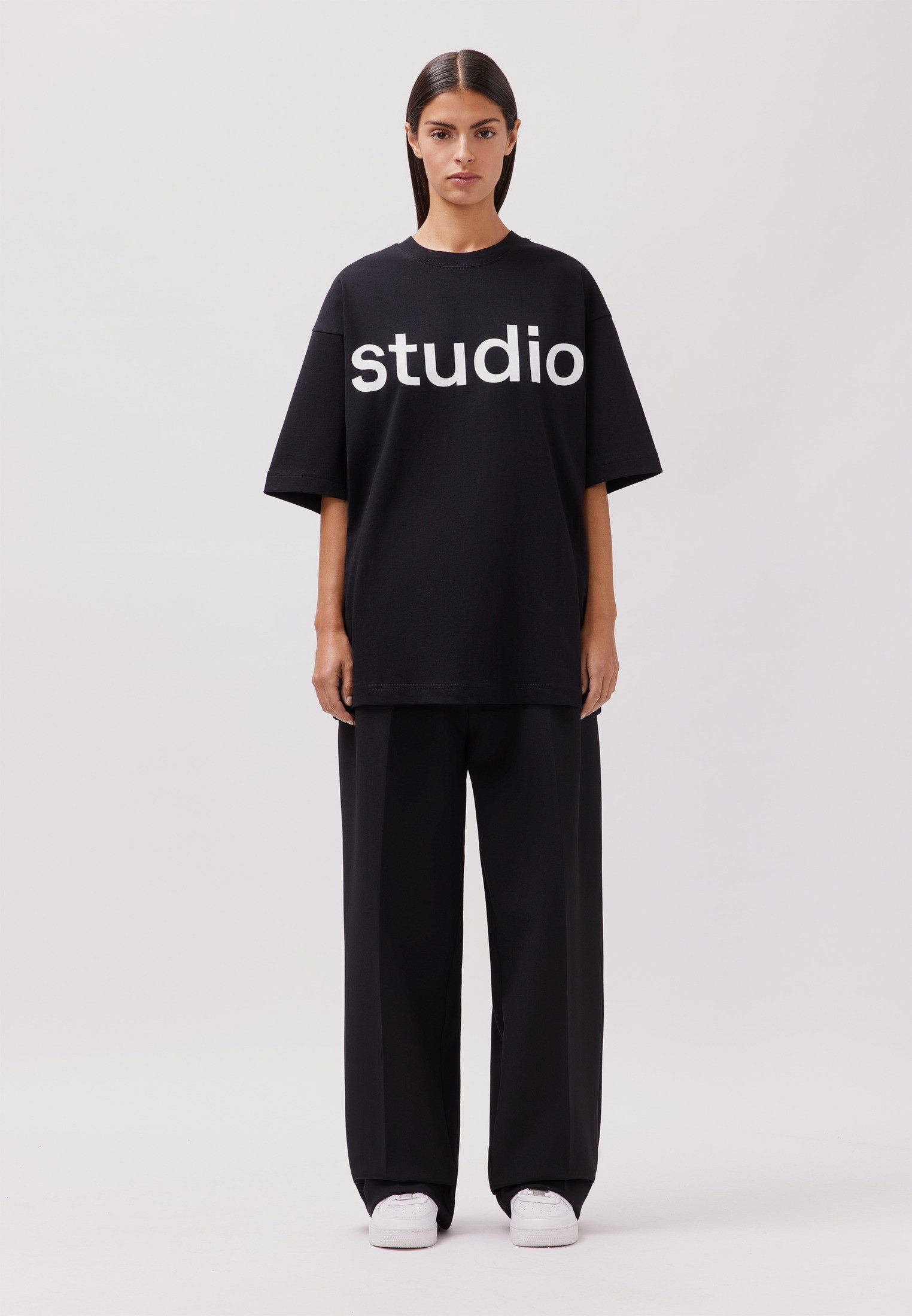 studio seidensticker T-shirt Studio 1/2 ronde hals