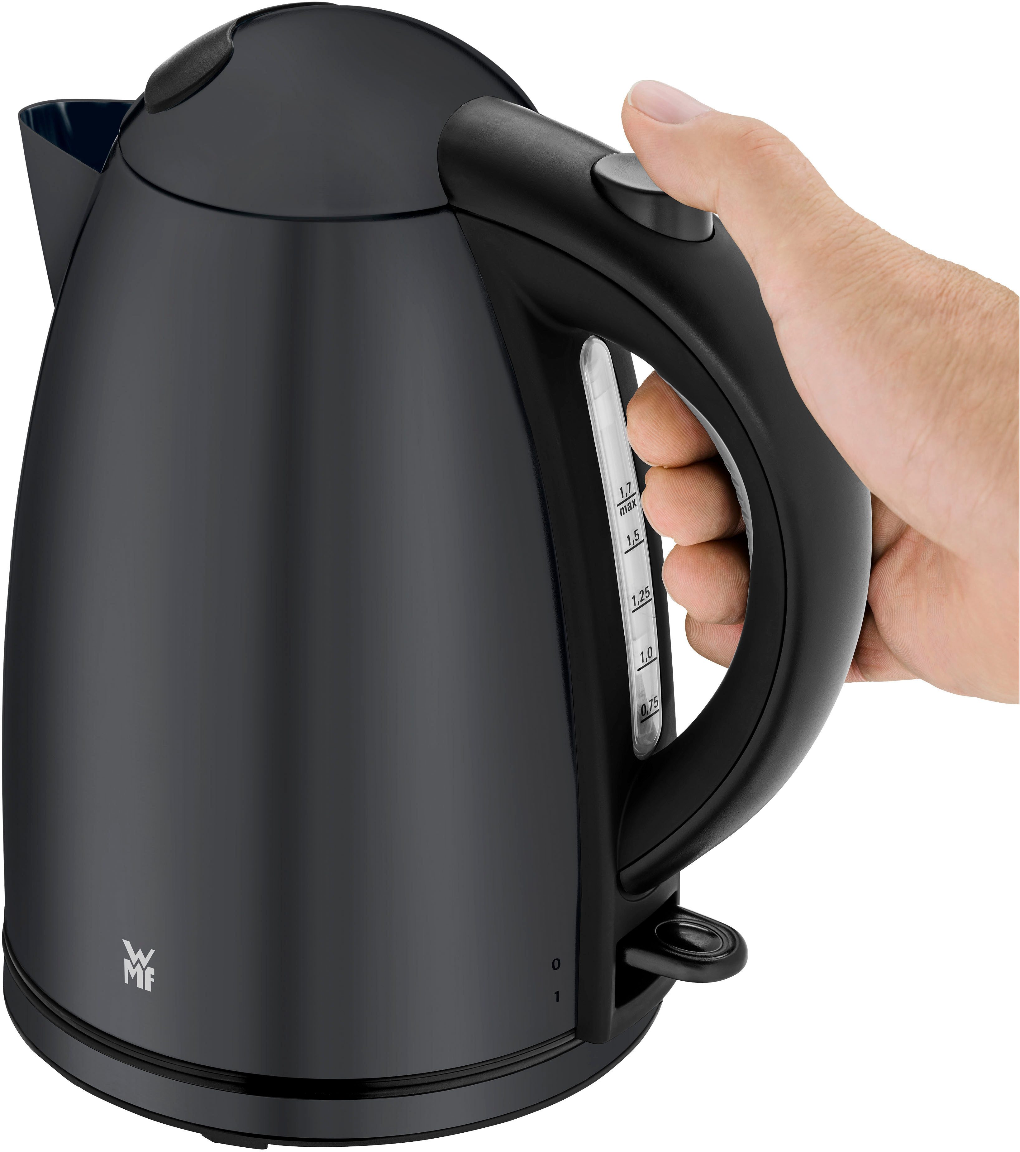 WMF Waterkoker Stelio Deep Black, 1,7 l