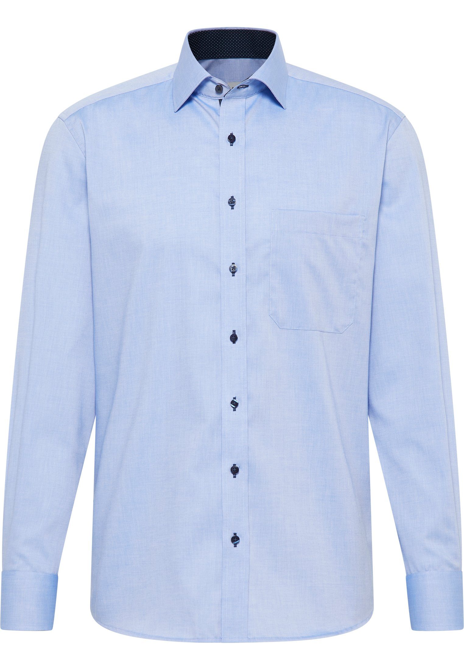 Eterna Overhemd met lange mouwen Comfort fit NON IRON (strijkvrij)