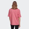 adidas originals t-shirt adicolor classics oversize roze